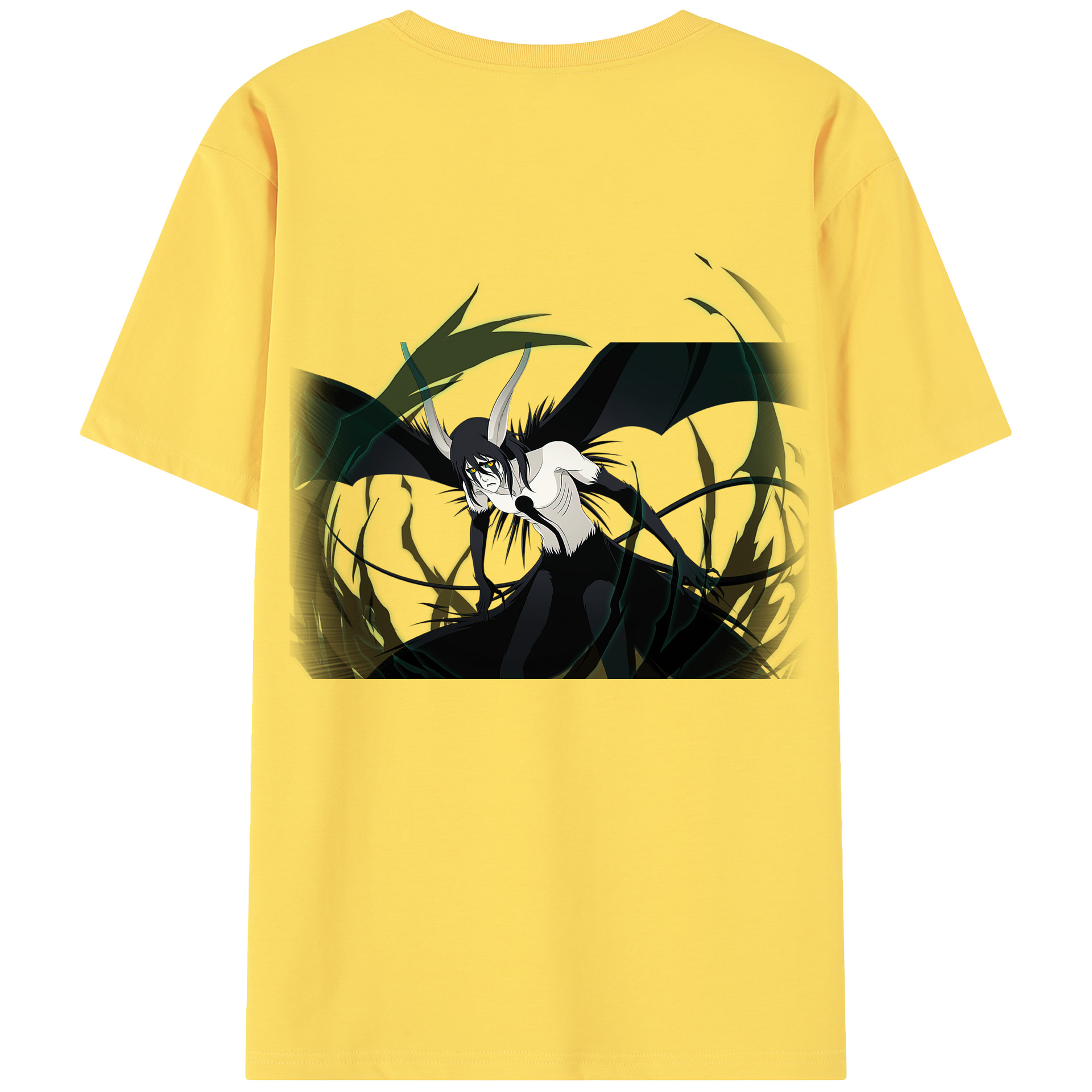（画像用） ブリーチ ウルキオラ·シファー BLEACH Ulquiorra cifer 綿100％半袖Tシャツ（背面プリント）