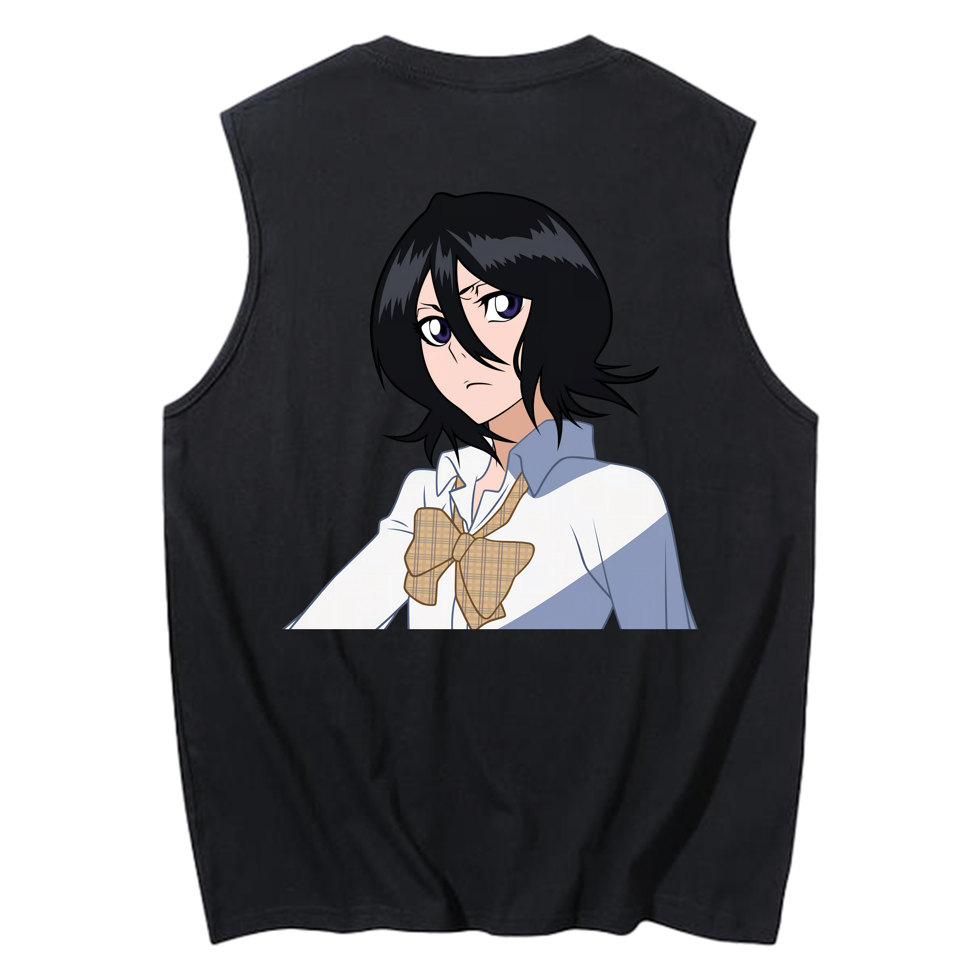 （画像用） ブリーチ 朽木ルキア BLEACH Kuchiki Rukia コットン100％タンクトップ（背面プリント）