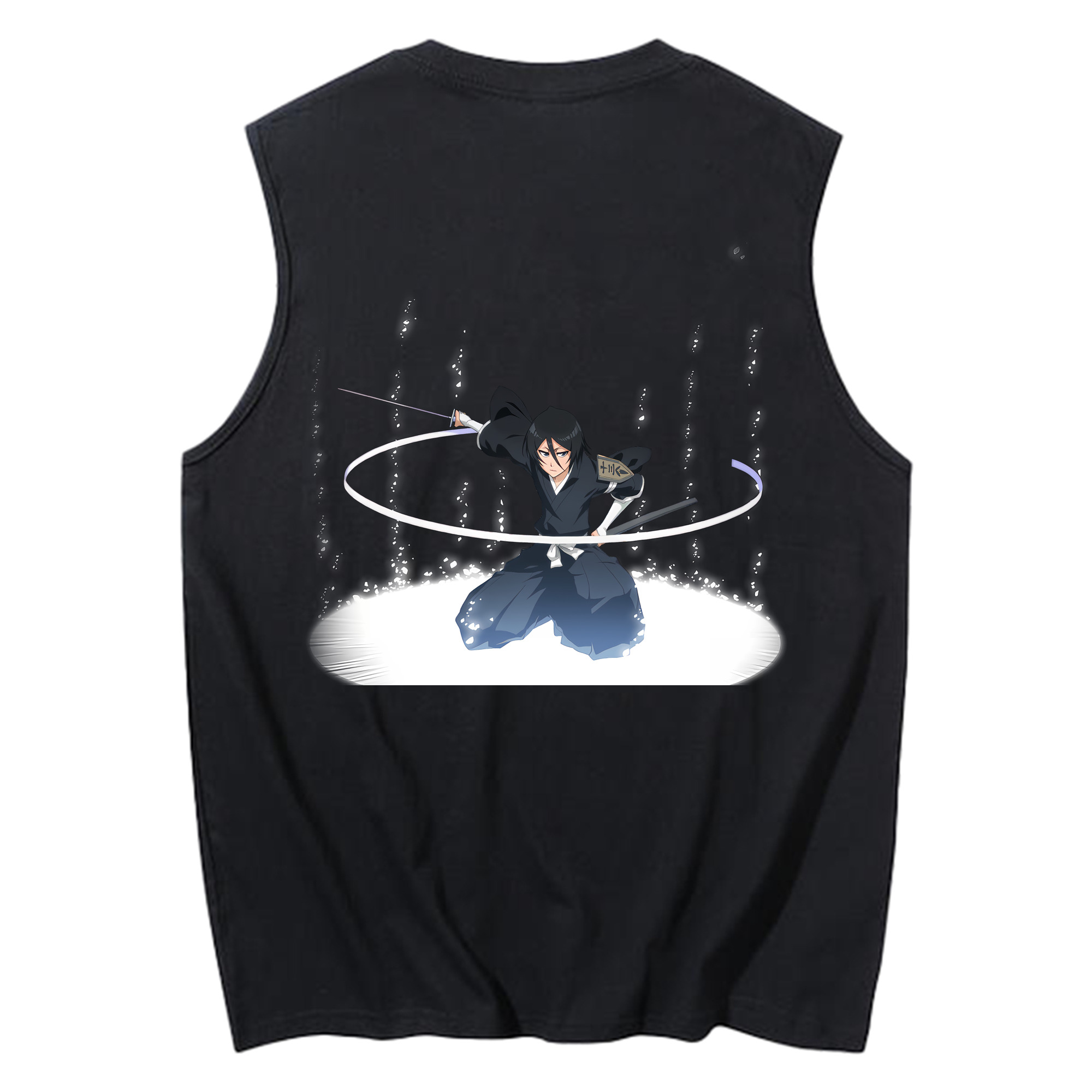 （画像用） ブリーチ 朽木ルキア BLEACH Kuchiki Rukia コットン100％タンクトップ（背面プリント）