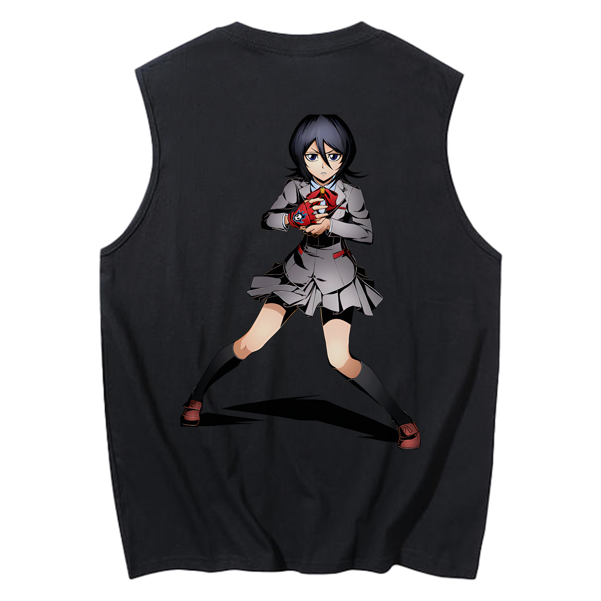 （画像用） ブリーチ 朽木ルキア BLEACH Kuchiki Rukia コットン100％タンクトップ（背面プリント）