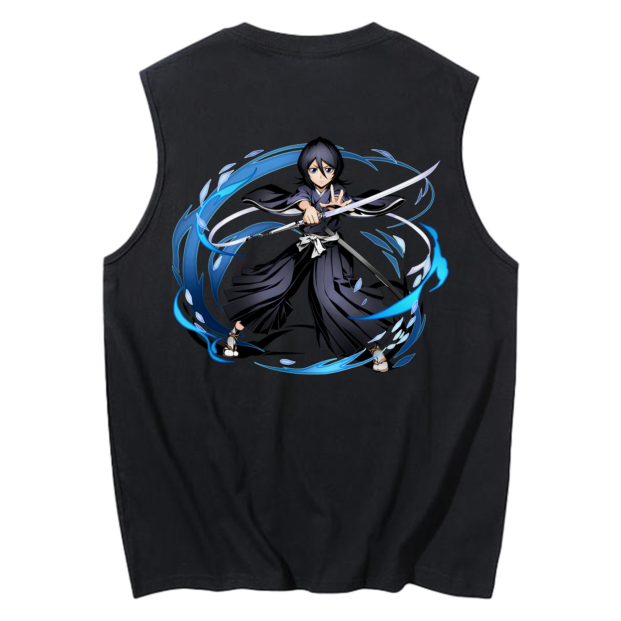 （画像用） ブリーチ 朽木ルキア BLEACH Kuchiki Rukia コットン100％タンクトップ（背面プリント）