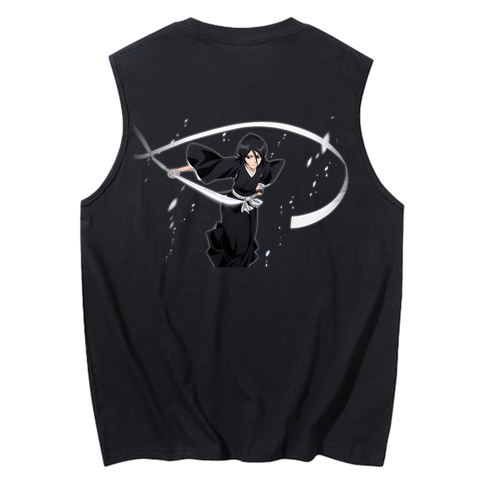 （画像用） ブリーチ 朽木ルキア BLEACH Kuchiki Rukia コットン100％タンクトップ（背面プリント）
