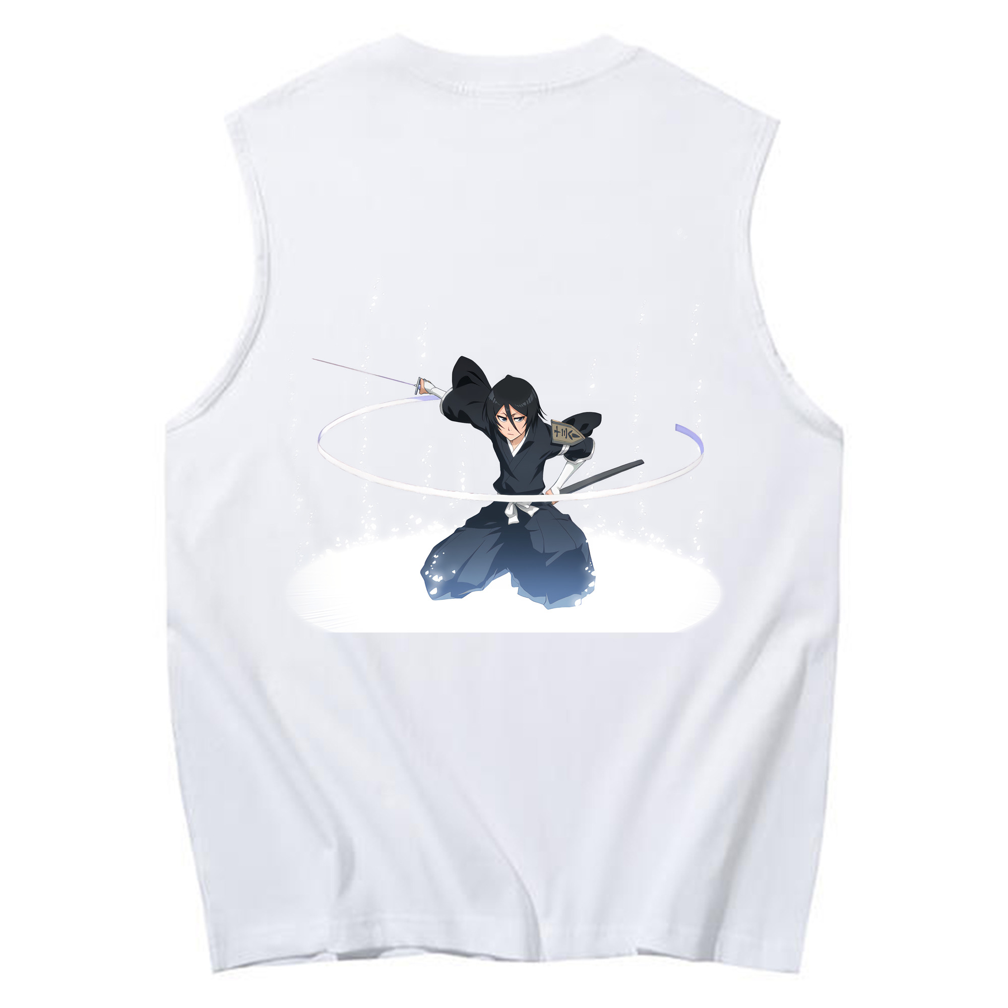 （画像用） ブリーチ 朽木ルキア BLEACH Kuchiki Rukia コットン100％タンクトップ（背面プリント）