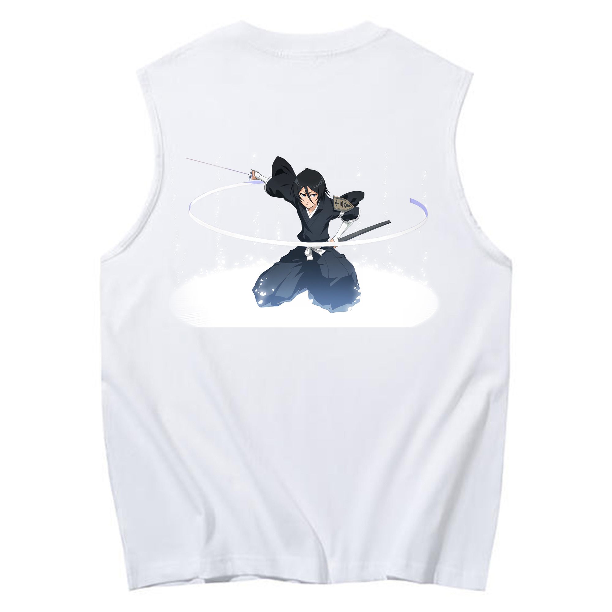 （画像用） ブリーチ 朽木ルキア BLEACH Kuchiki Rukia コットン100％タンクトップ（背面プリント）