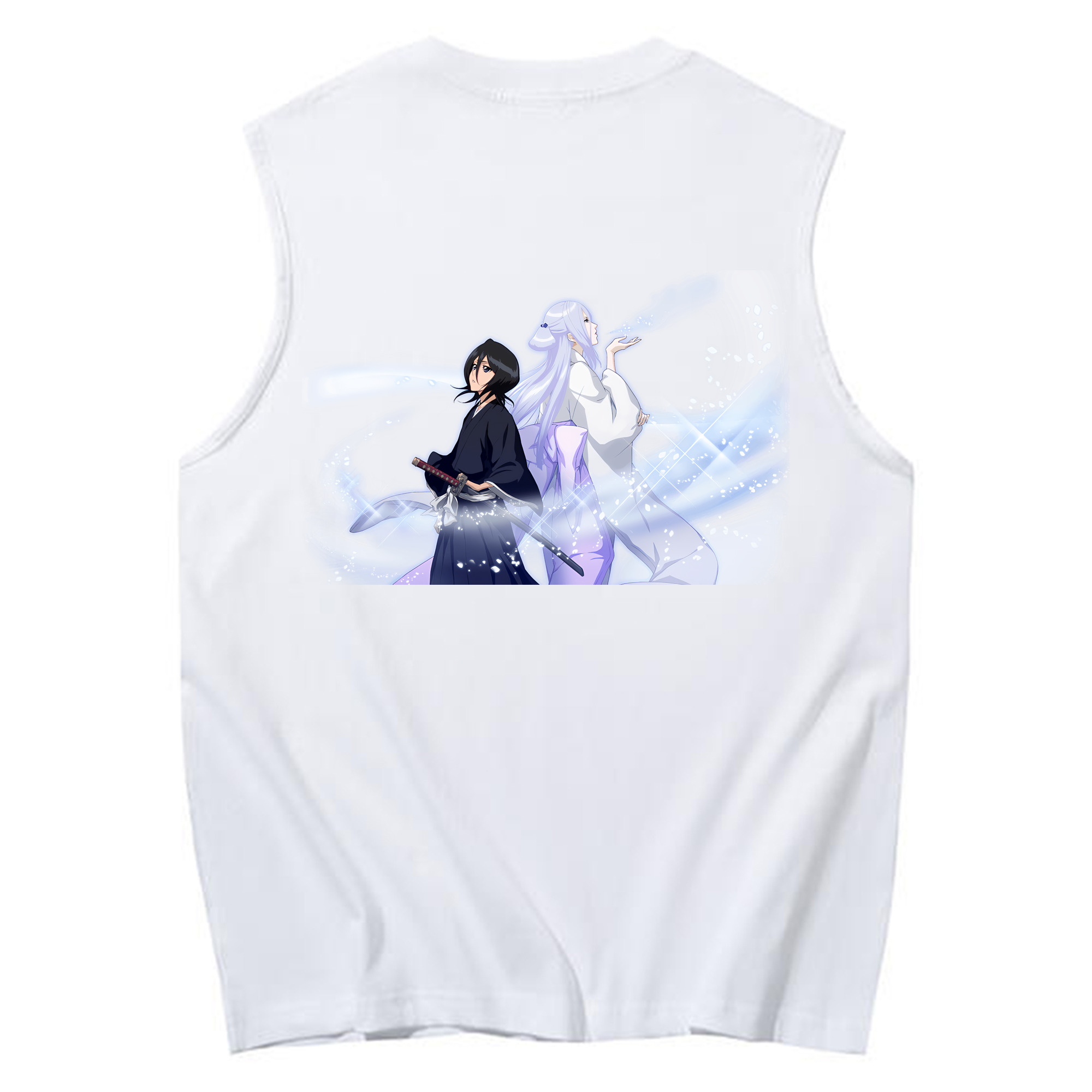 （画像用） ブリーチ 朽木ルキア BLEACH Kuchiki Rukia コットン100％タンクトップ（背面プリント）