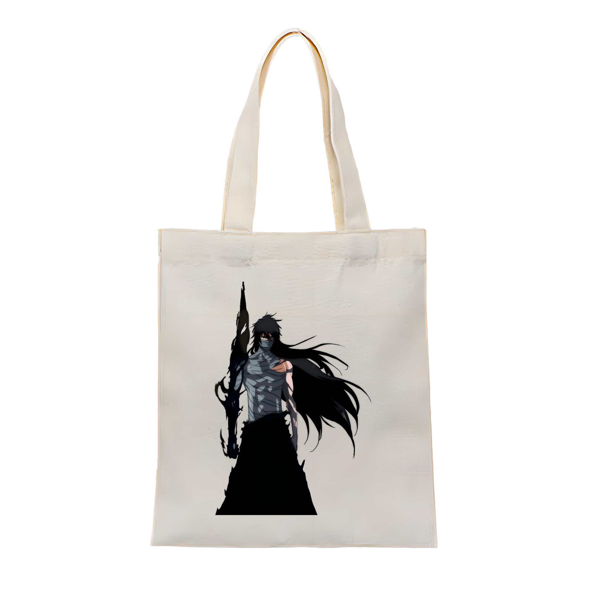 （画像用） ブリーチ 黒崎一護（くろさき いちご）BLEACH Kurosaki Ichigo 縦型キャンバス生地手提げバッグ　トートバッグ