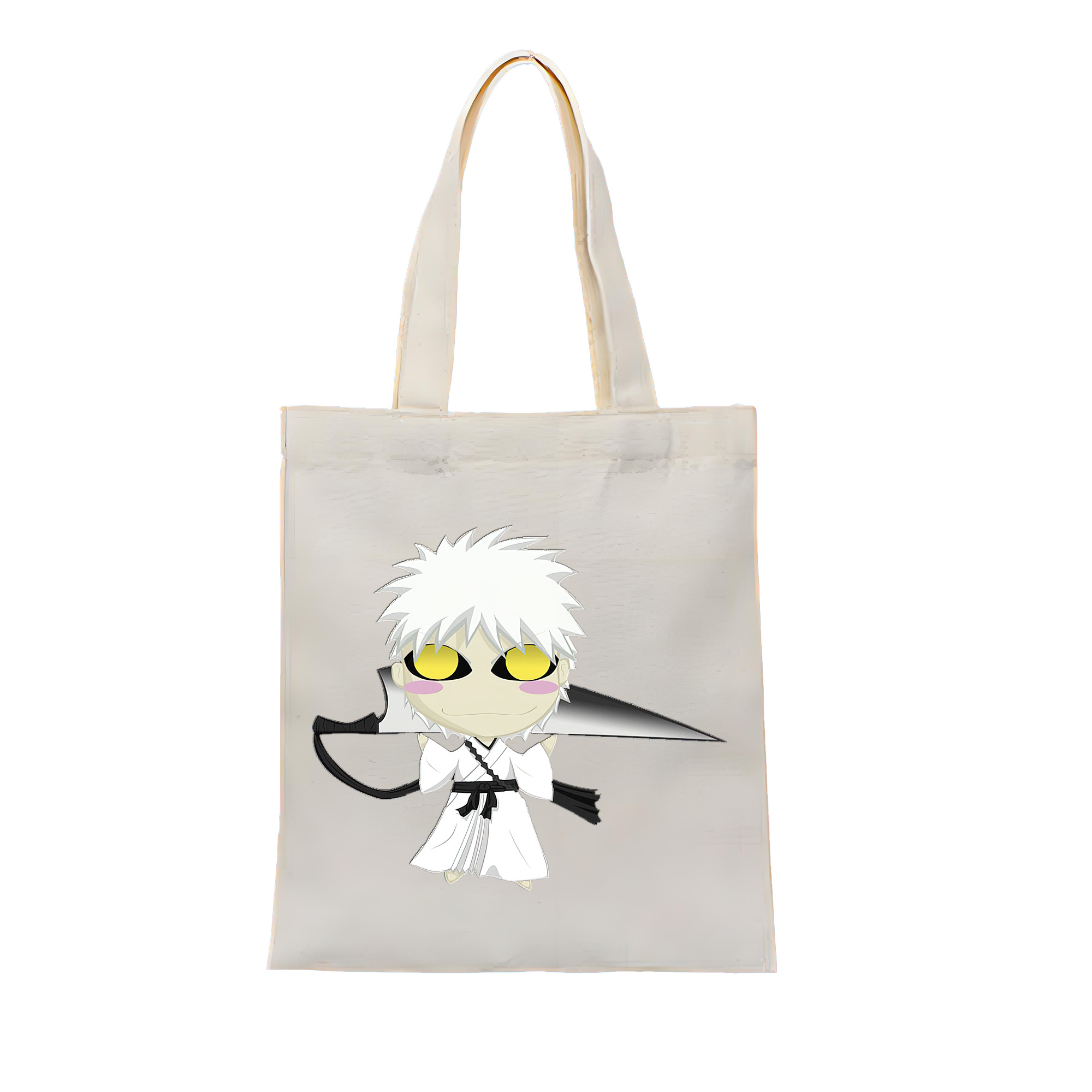 （画像用） ブリーチ 黒崎一護（くろさき いちご）BLEACH Kurosaki Ichigo 縦型キャンバス生地手提げバッグ　トートバッグ
