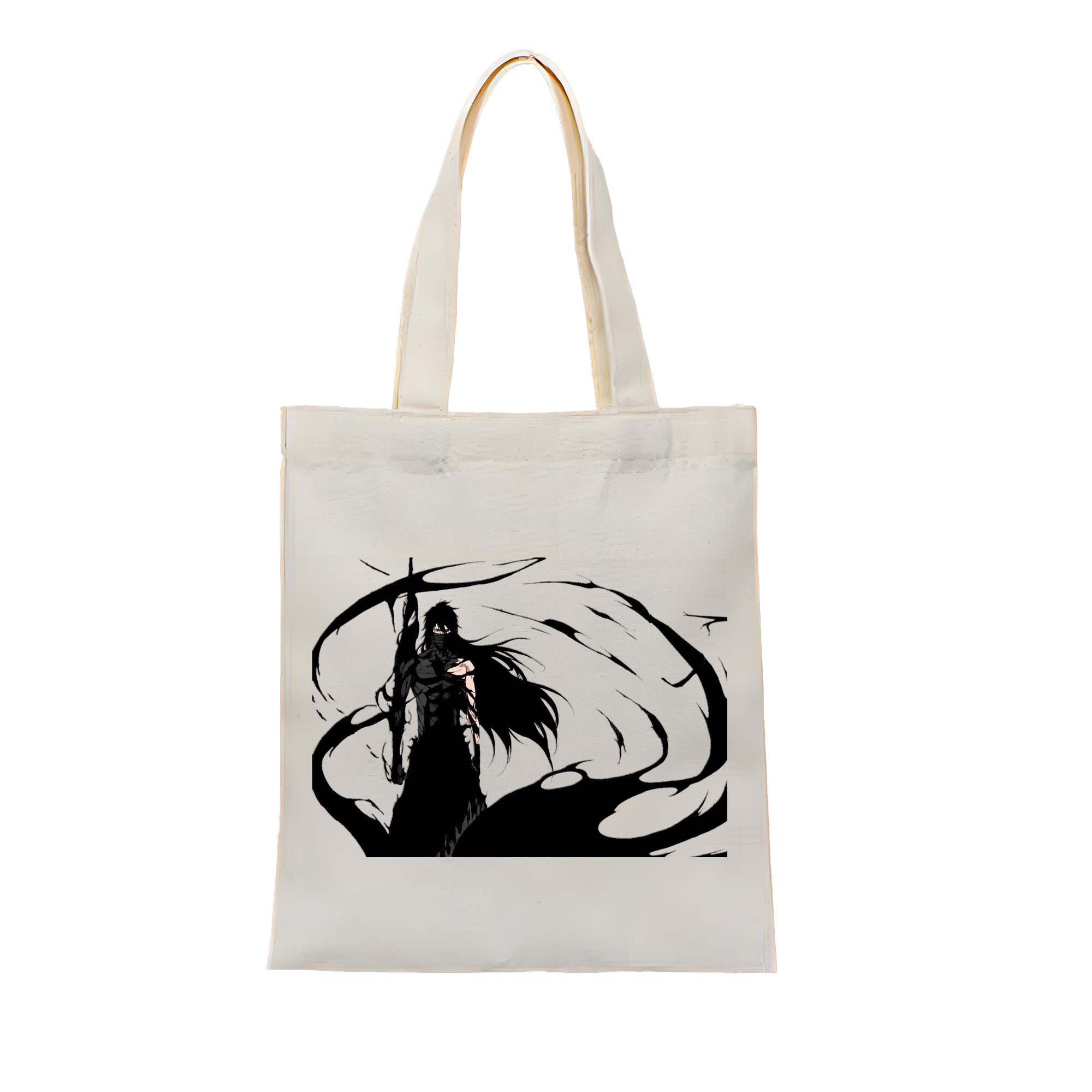 （画像用） ブリーチ 黒崎一護（くろさき いちご）BLEACH Kurosaki Ichigo 縦型キャンバス生地手提げバッグ　トートバッグ