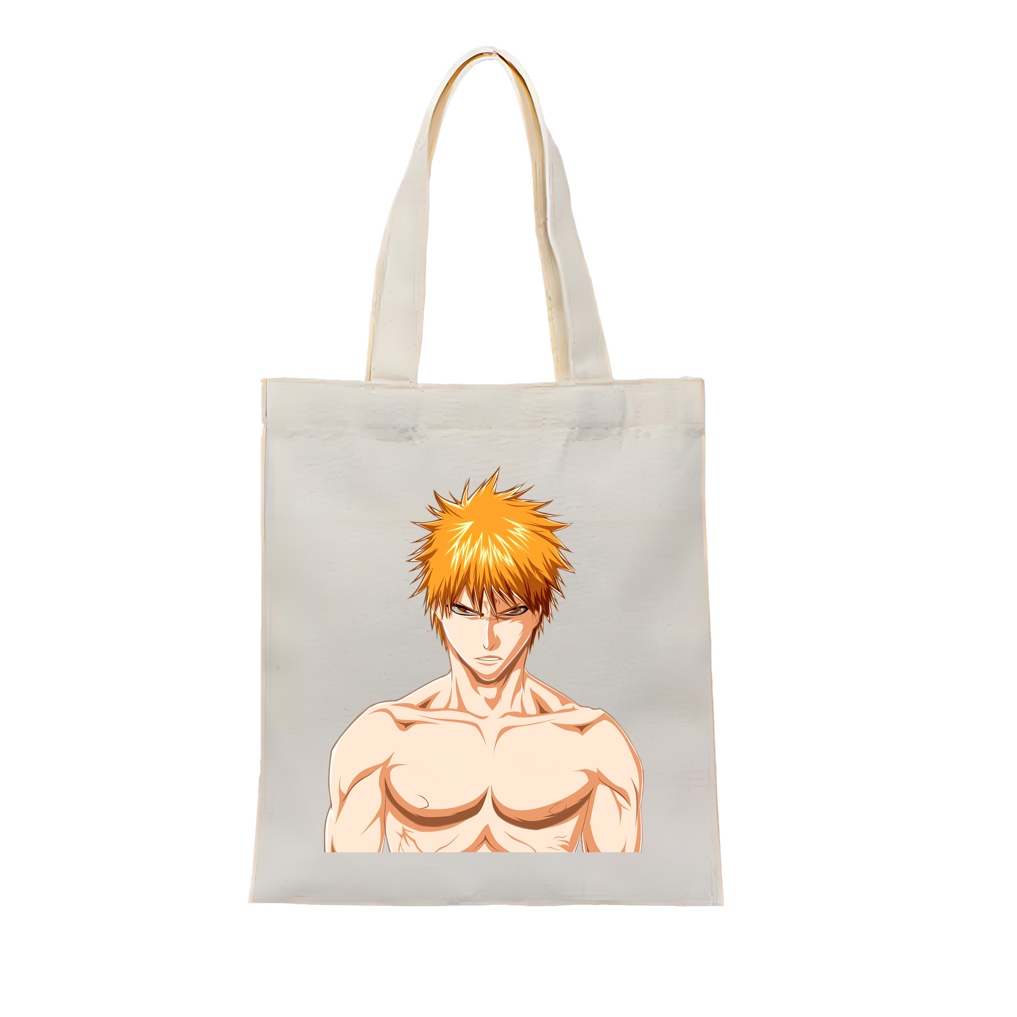 （画像用） ブリーチ 黒崎一護（くろさき いちご）BLEACH Kurosaki Ichigo 縦型キャンバス生地手提げバッグ　トートバッグ
