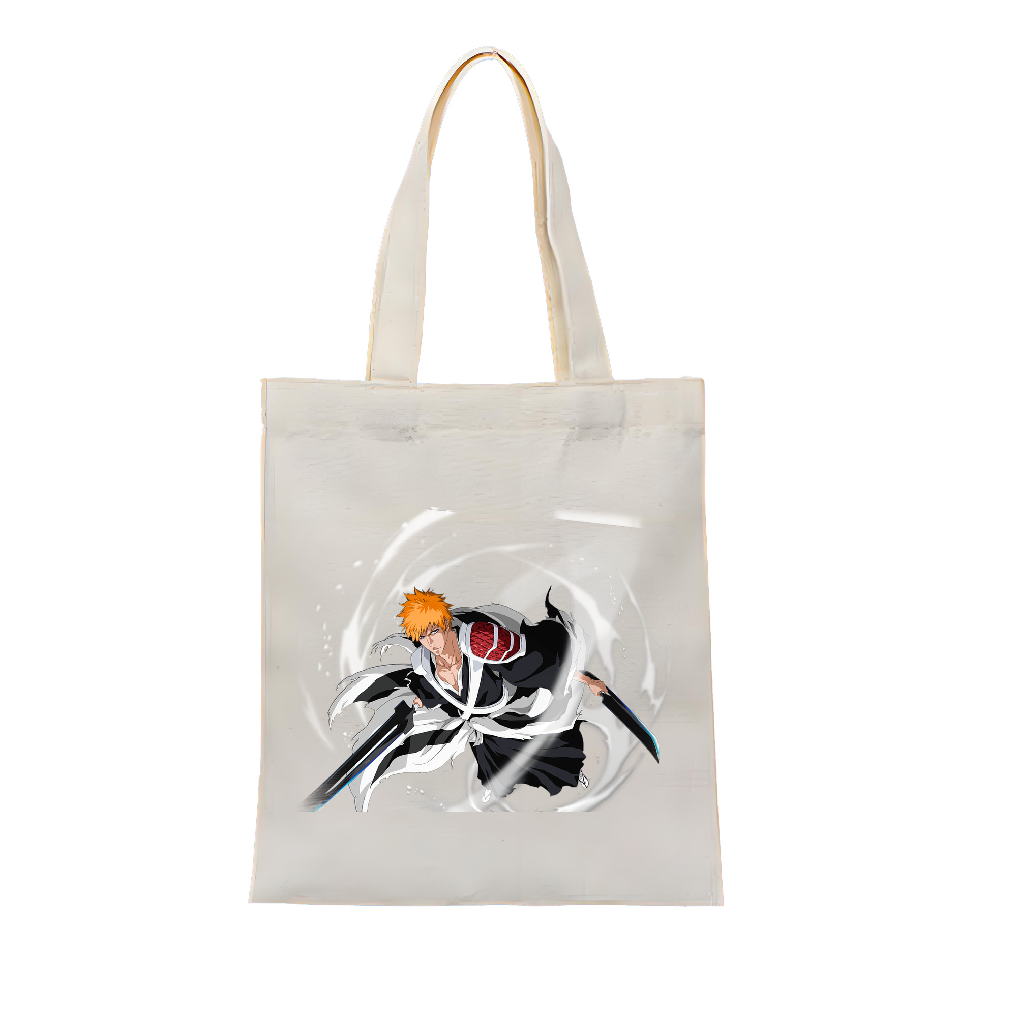 （画像用） ブリーチ 黒崎一護（くろさき いちご）BLEACH Kurosaki Ichigo 縦型キャンバス生地手提げバッグ　トートバッグ