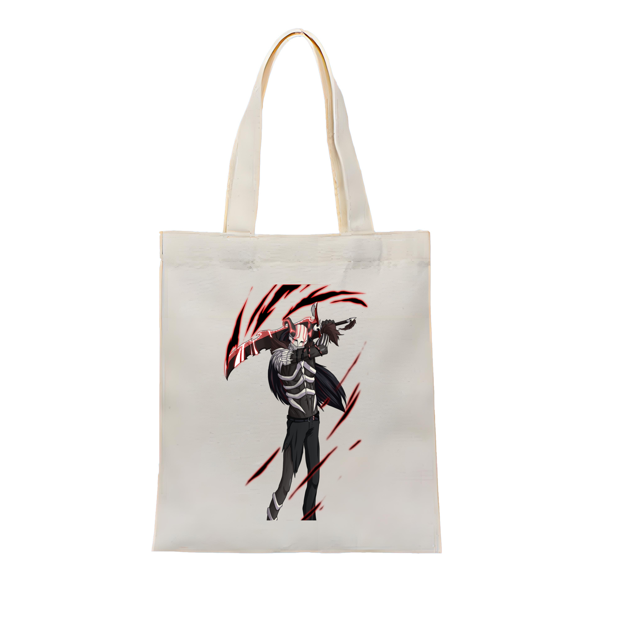 （画像用） ブリーチ 黒崎一護（くろさき いちご）BLEACH Kurosaki Ichigo 縦型キャンバス生地手提げバッグ　トートバッグ