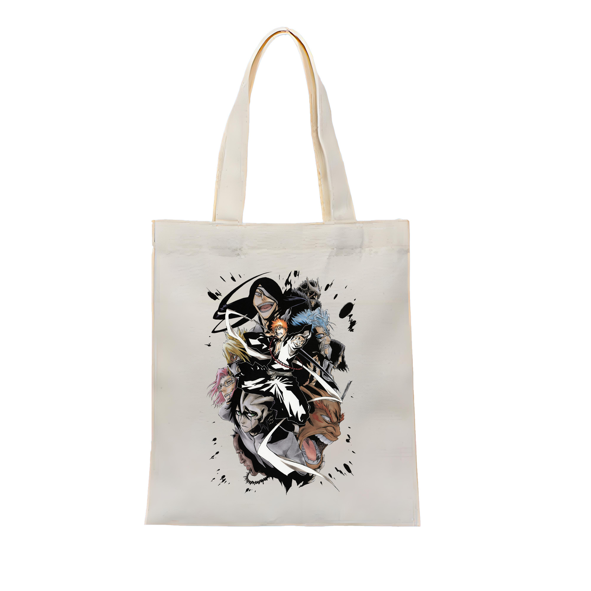 （画像用） ブリーチ 黒崎一護（くろさき いちご）BLEACH Kurosaki Ichigo 縦型キャンバス生地手提げバッグ　トートバッグ