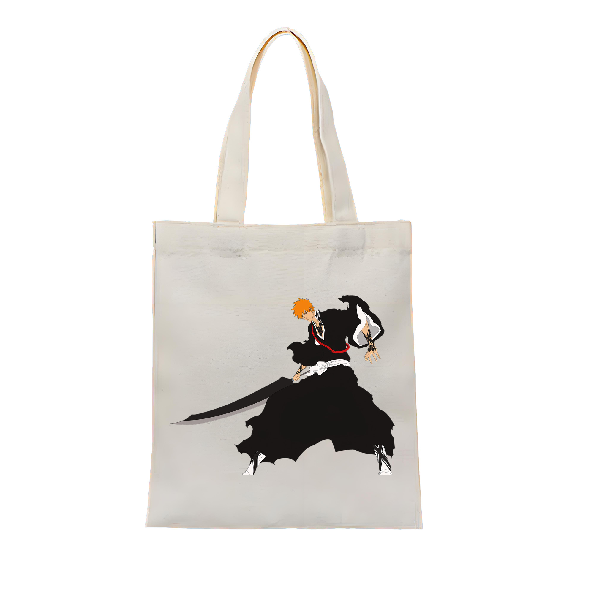 （画像用） ブリーチ 黒崎一護（くろさき いちご）BLEACH Kurosaki Ichigo 縦型キャンバス生地手提げバッグ　トートバッグ