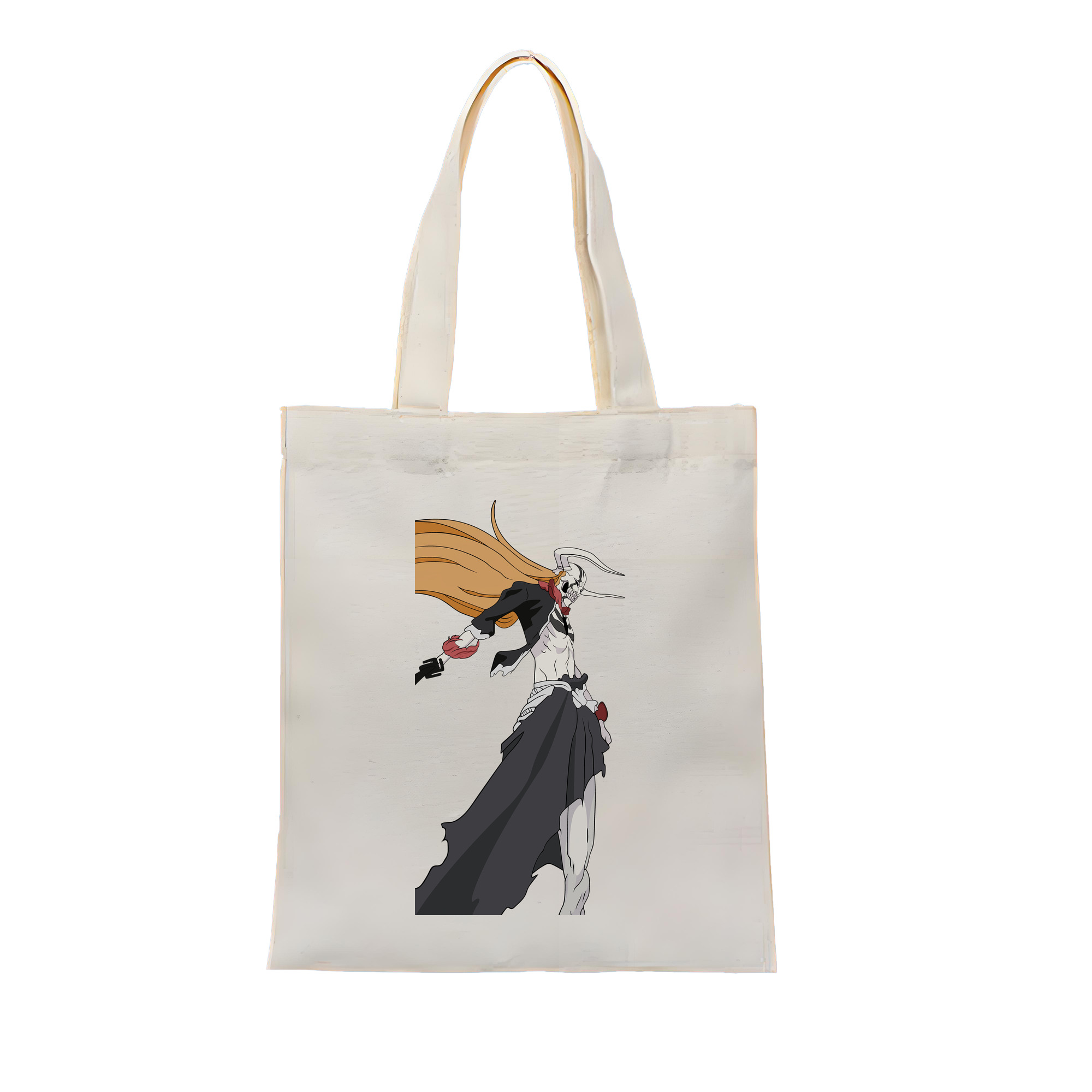 （画像用） ブリーチ 黒崎一護（くろさき いちご）BLEACH Kurosaki Ichigo 縦型キャンバス生地手提げバッグ　トートバッグ