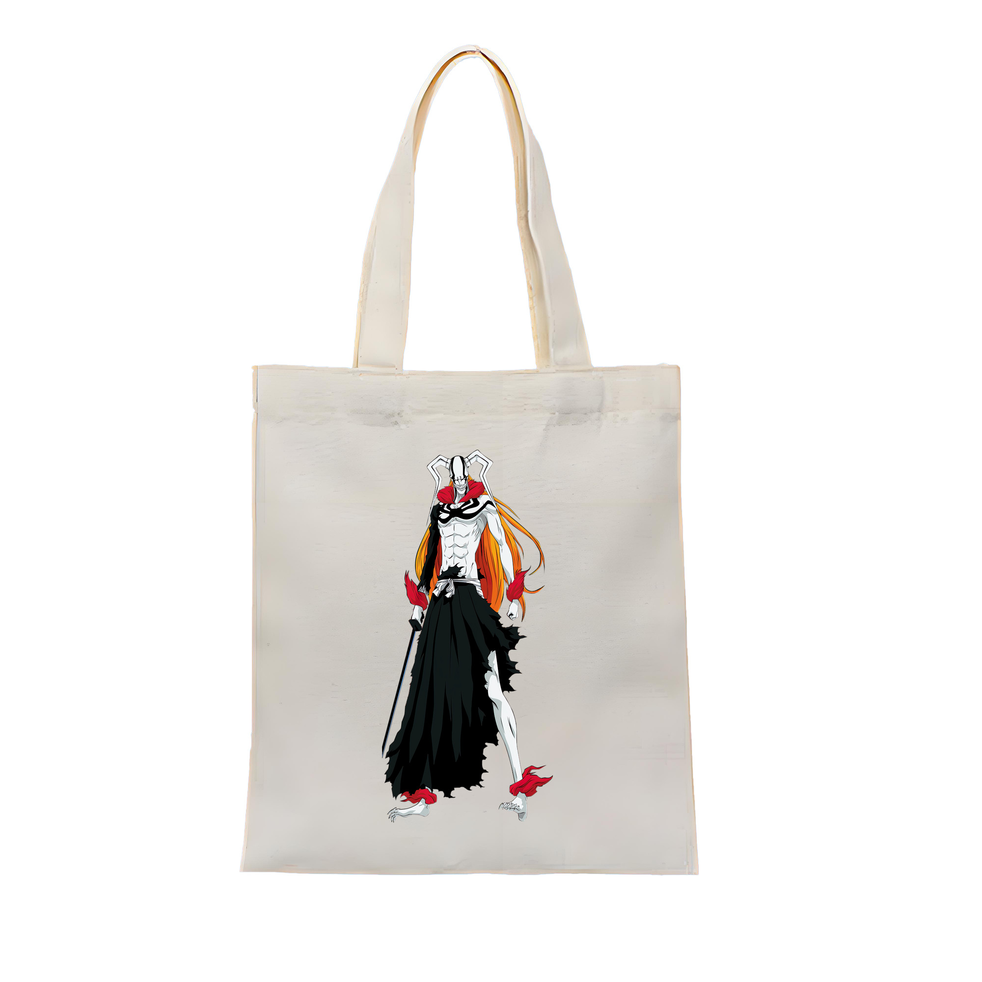 （画像用） ブリーチ 黒崎一護（くろさき いちご）BLEACH Kurosaki Ichigo 縦型キャンバス生地手提げバッグ　トートバッグ