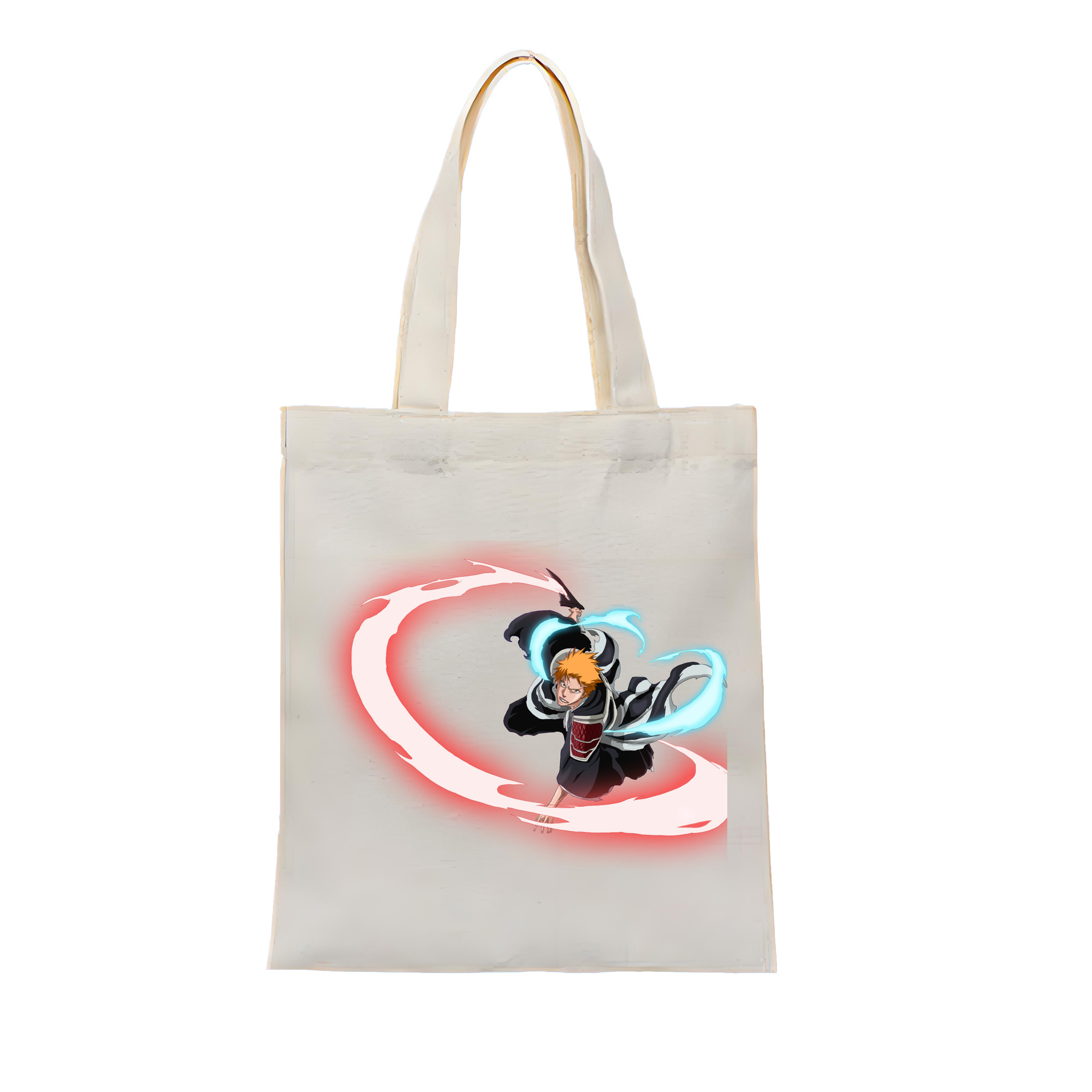 （画像用） ブリーチ 黒崎一護（くろさき いちご）BLEACH Kurosaki Ichigo 縦型キャンバス生地手提げバッグ　トートバッグ