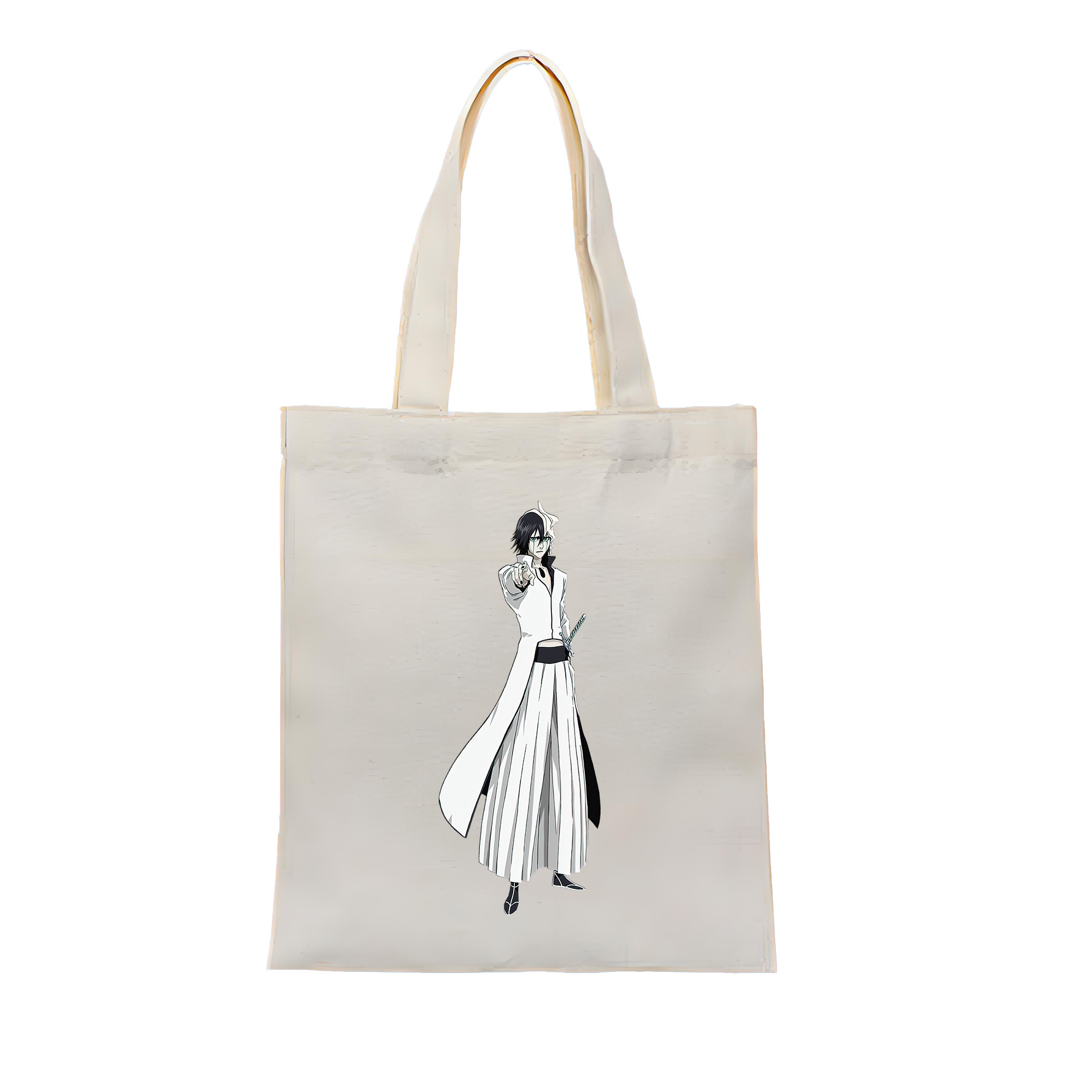 （画像用） ブリーチ ウルキオラ·シファー BLEACH Ulquiorra cifer 縦型キャンバス生地手提げバッグ　トートバッグ