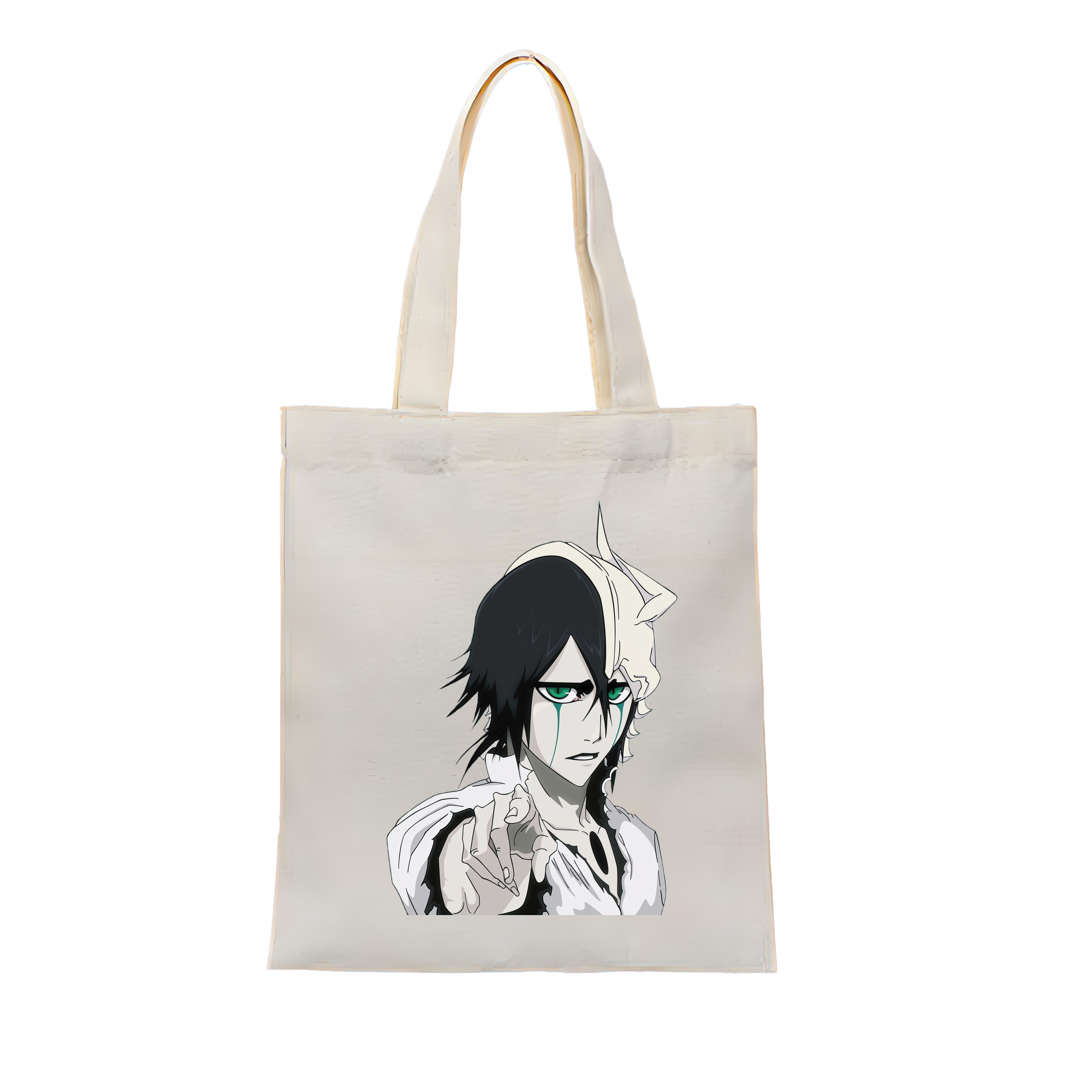 （画像用） ブリーチ ウルキオラ·シファー BLEACH Ulquiorra cifer 縦型キャンバス生地手提げバッグ　トートバッグ