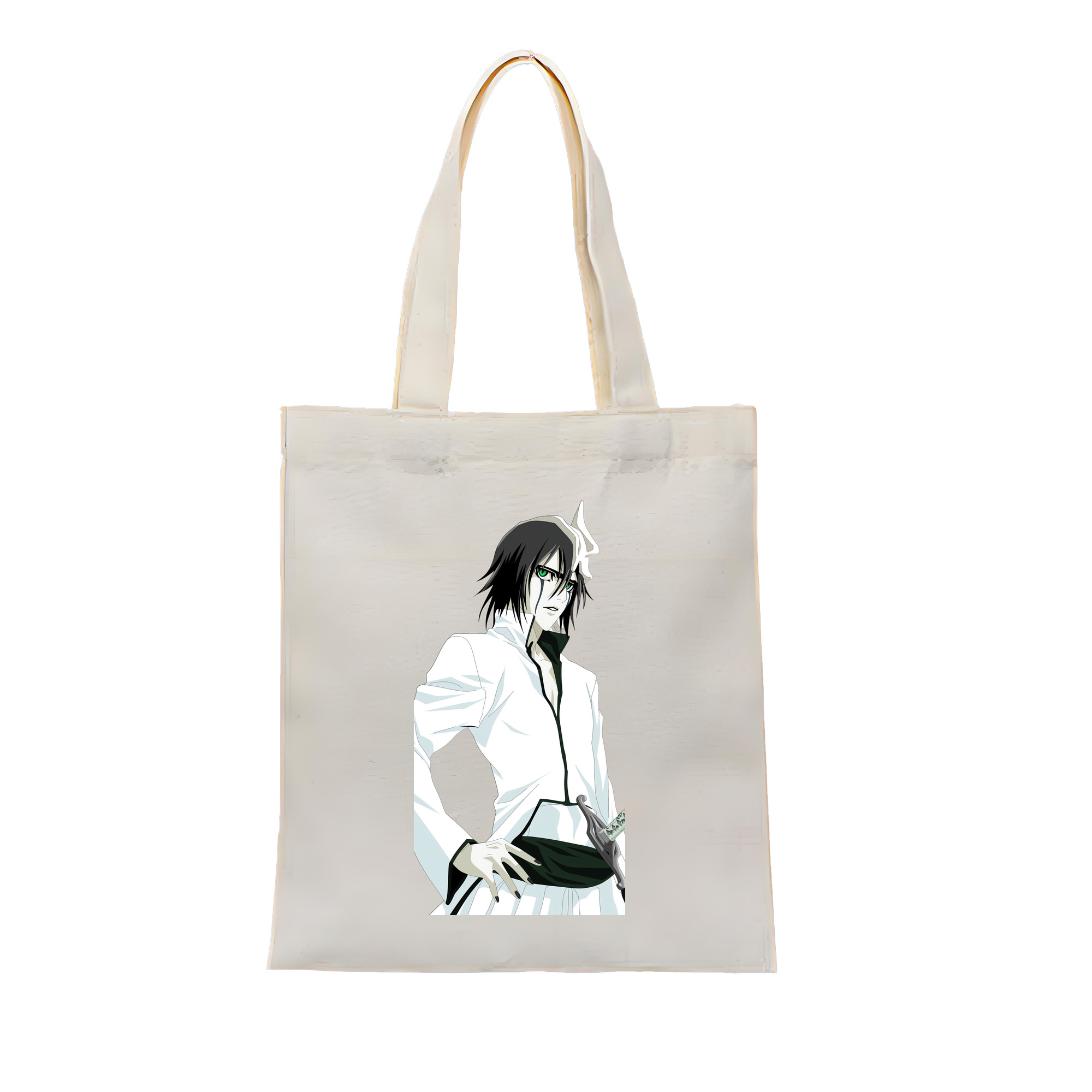 （画像用） ブリーチ ウルキオラ·シファー BLEACH Ulquiorra cifer 縦型キャンバス生地手提げバッグ　トートバッグ