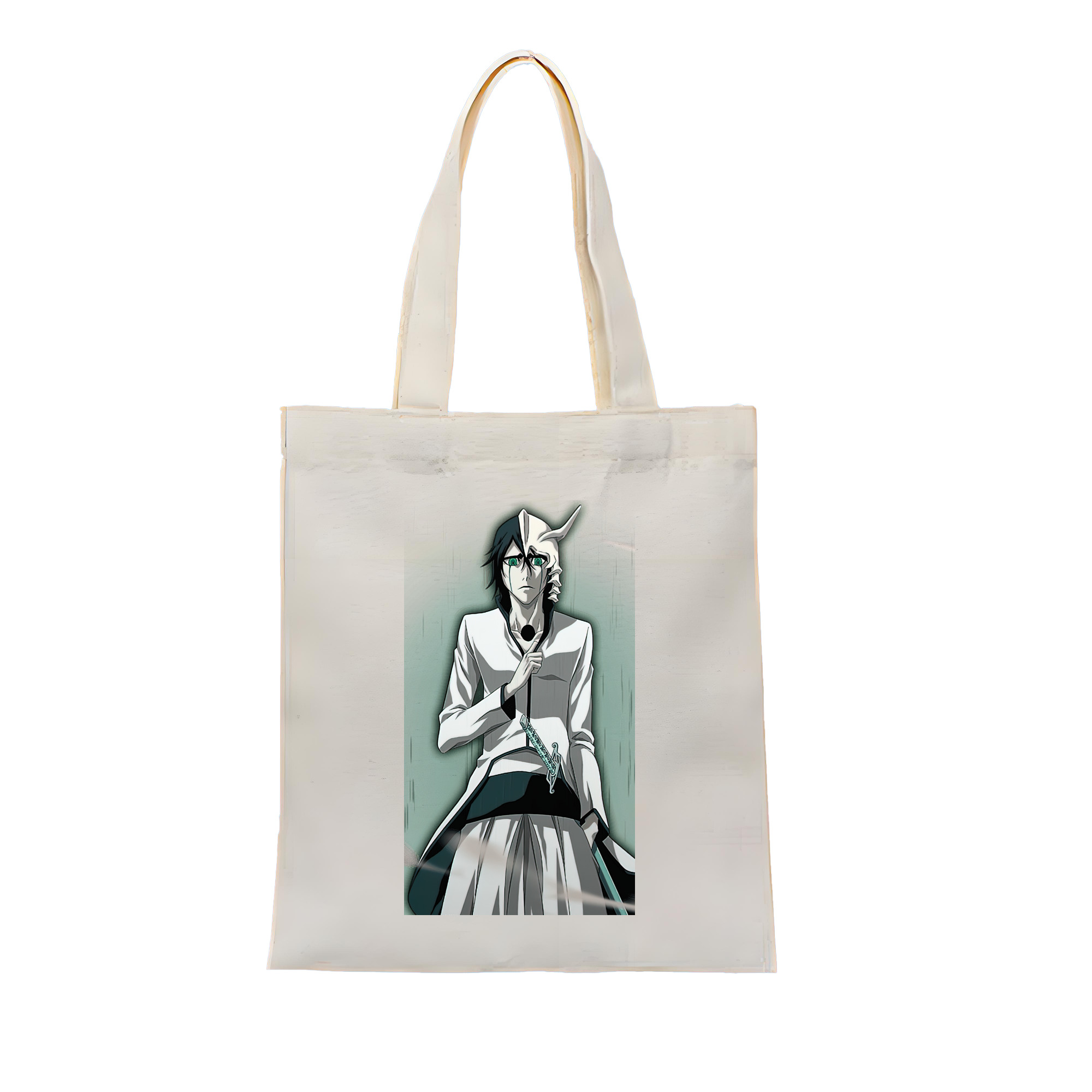 （画像用） ブリーチ ウルキオラ·シファー BLEACH Ulquiorra cifer 縦型キャンバス生地手提げバッグ　トートバッグ