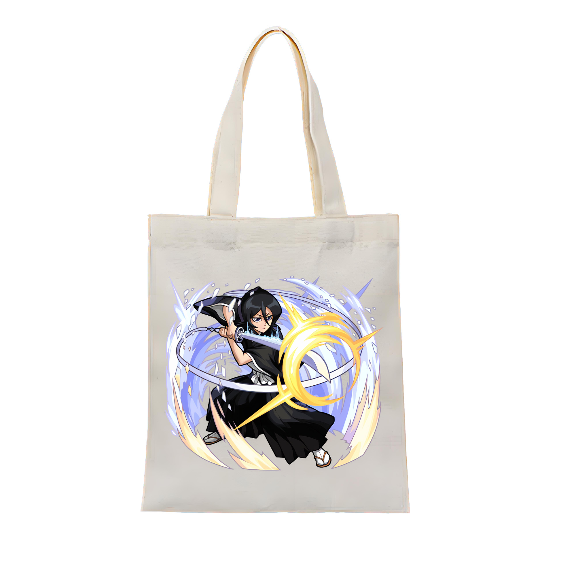 （画像用） ブリーチ 朽木ルキア BLEACH Kuchiki Rukia 縦型キャンバス生地手提げバッグ　トートバッグ