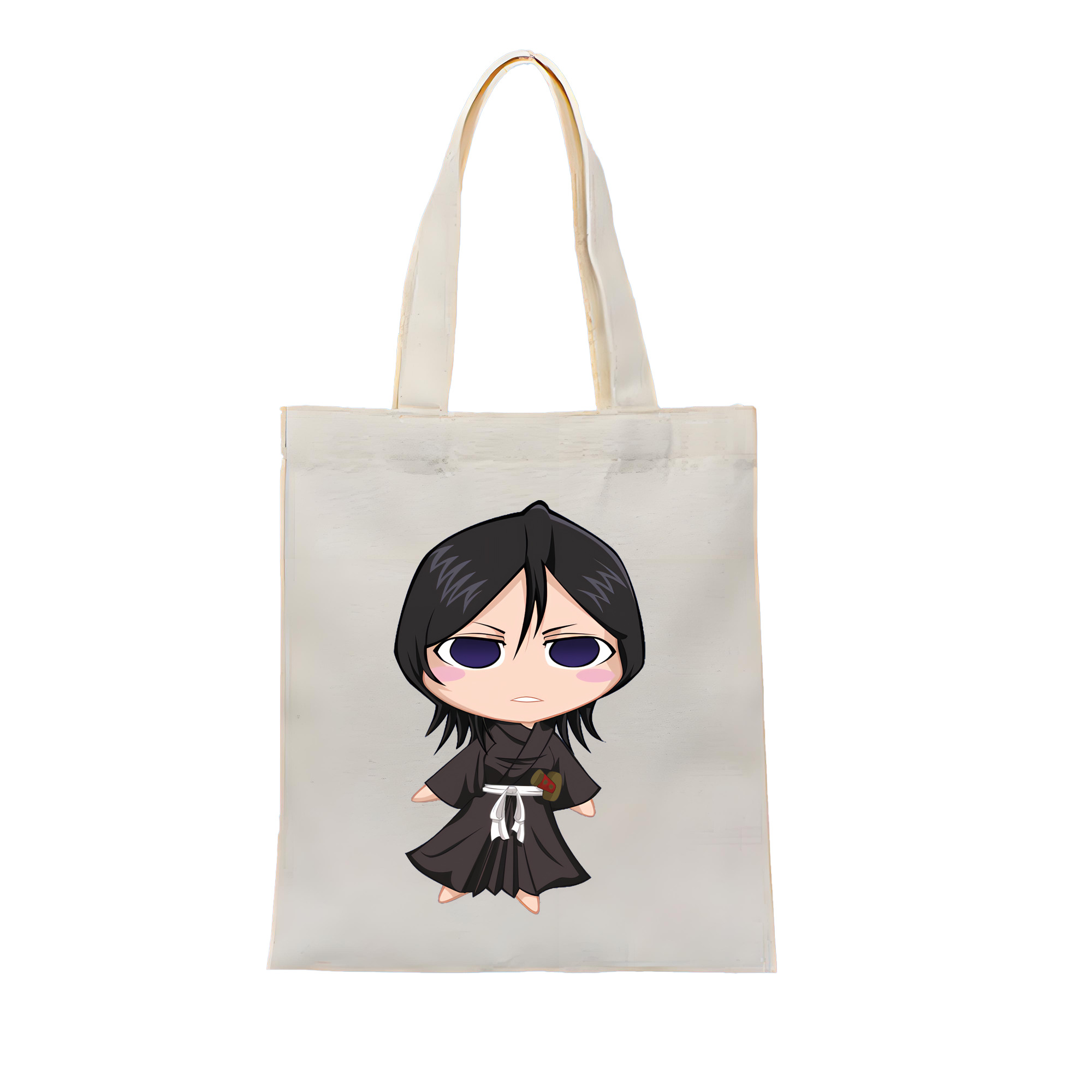 （画像用） ブリーチ 朽木ルキア BLEACH Kuchiki Rukia 縦型キャンバス生地手提げバッグ　トートバッグ