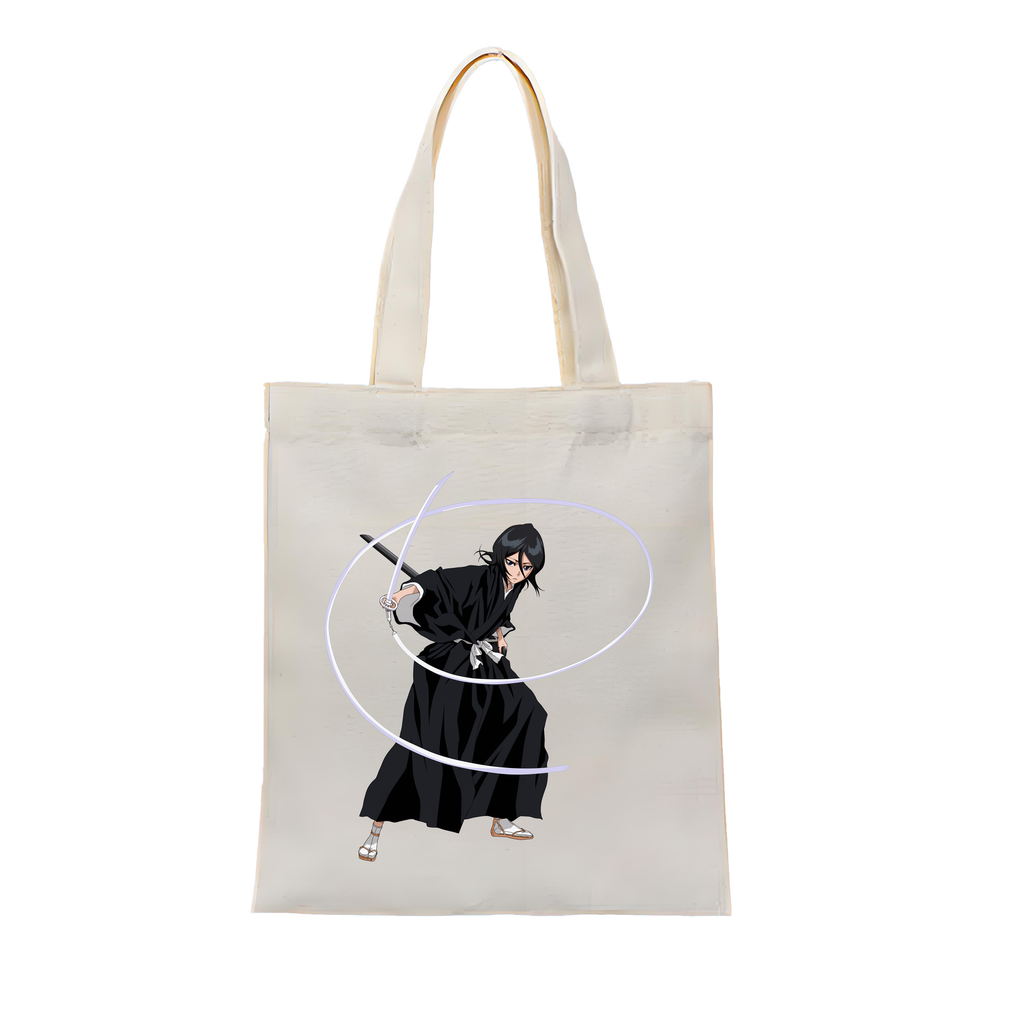 （画像用） ブリーチ 朽木ルキア BLEACH Kuchiki Rukia 縦型キャンバス生地手提げバッグ　トートバッグ