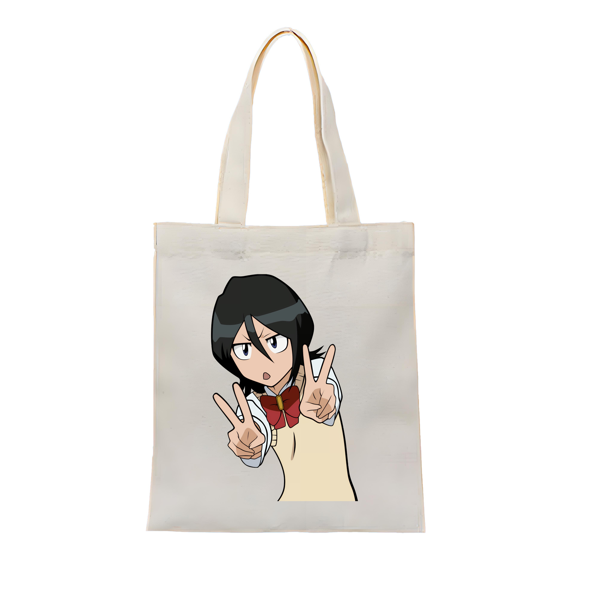 （画像用） ブリーチ 朽木ルキア BLEACH Kuchiki Rukia 縦型キャンバス生地手提げバッグ　トートバッグ
