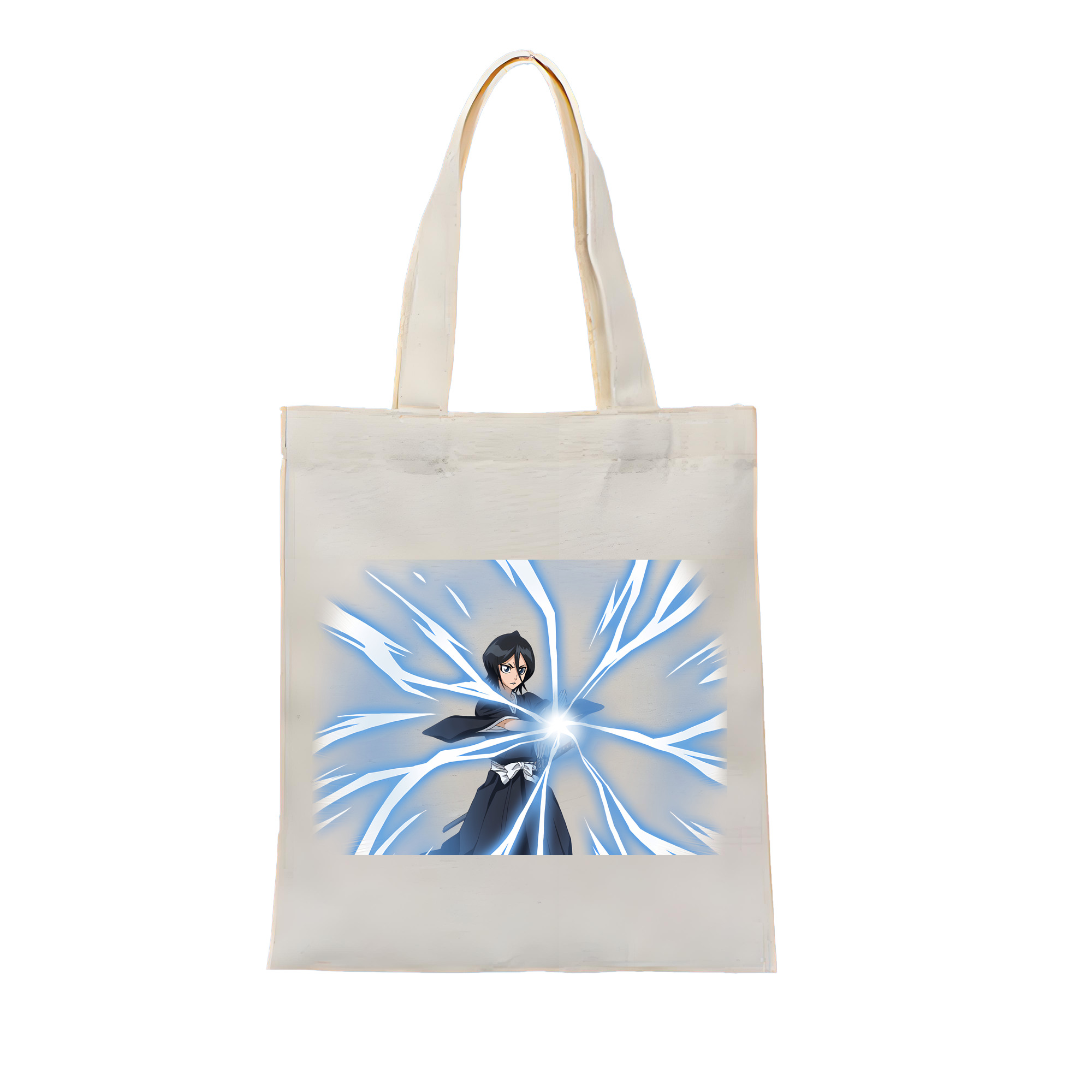 （画像用） ブリーチ 朽木ルキア BLEACH Kuchiki Rukia 縦型キャンバス生地手提げバッグ　トートバッグ