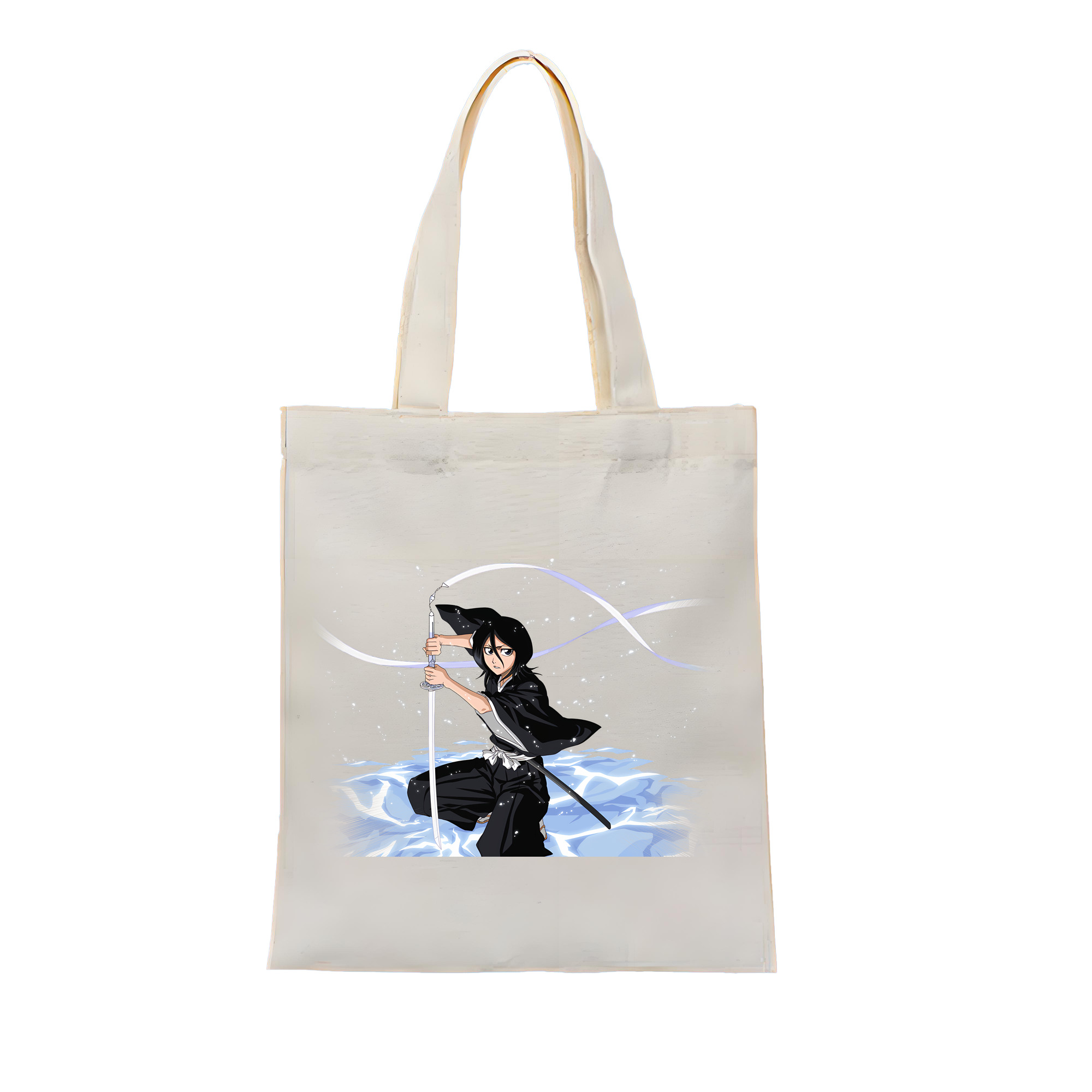 （画像用） ブリーチ 朽木ルキア BLEACH Kuchiki Rukia 縦型キャンバス生地手提げバッグ　トートバッグ