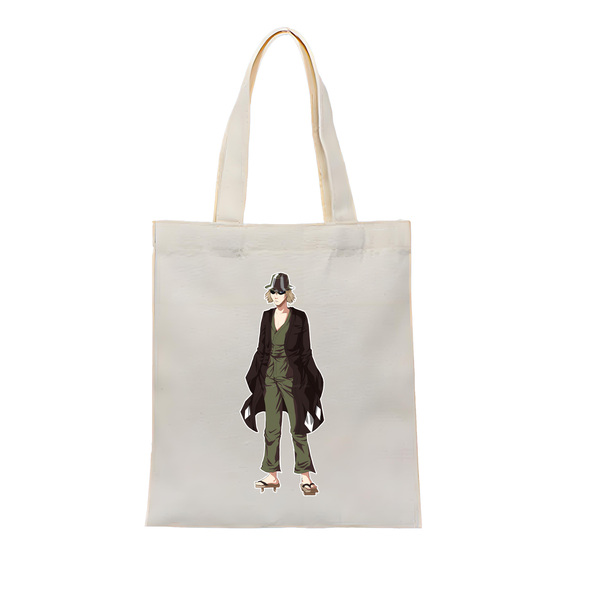 （画像用） "ブリーチ 浦原 喜助（うらはら きすけ） BLEACH Urahara Kisuke " 縦型キャンバス生地手提げバッグ　トートバッグ