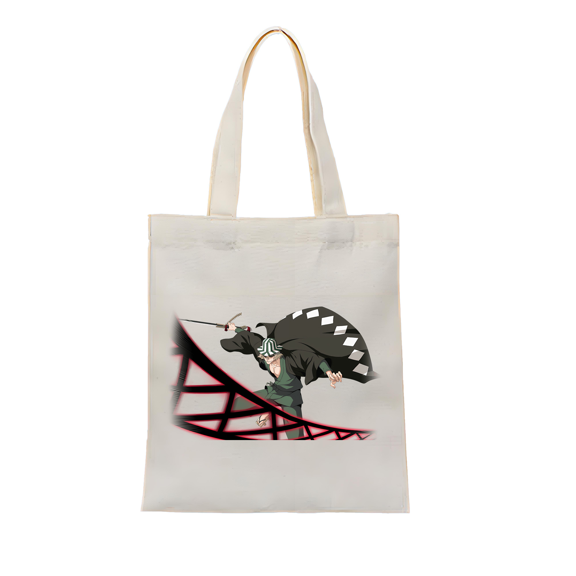 （画像用） "ブリーチ 浦原 喜助（うらはら きすけ） BLEACH Urahara Kisuke " 縦型キャンバス生地手提げバッグ　トートバッグ