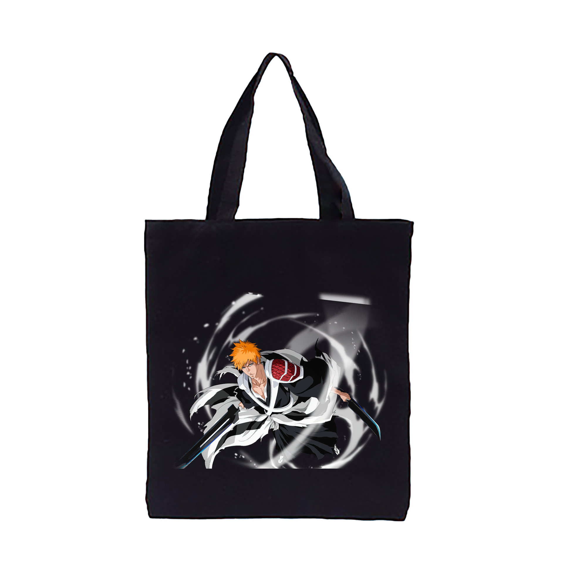 （画像用） ブリーチ 黒崎一護（くろさき いちご）BLEACH Kurosaki Ichigo 縦型キャンバス生地手提げバッグ　トートバッグ