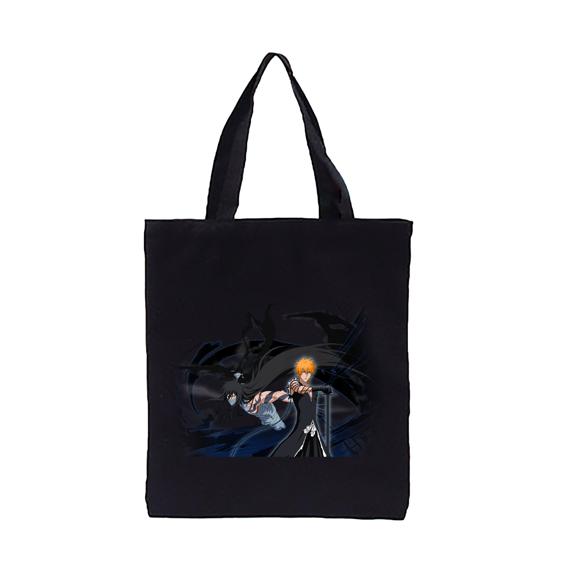 （画像用） ブリーチ 黒崎一護（くろさき いちご）BLEACH Kurosaki Ichigo 縦型キャンバス生地手提げバッグ　トートバッグ