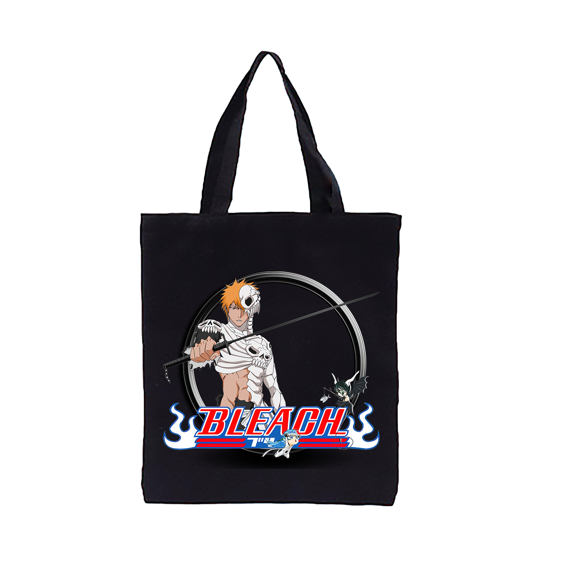 （画像用） ブリーチ 黒崎一護（くろさき いちご）BLEACH Kurosaki Ichigo 縦型キャンバス生地手提げバッグ　トートバッグ