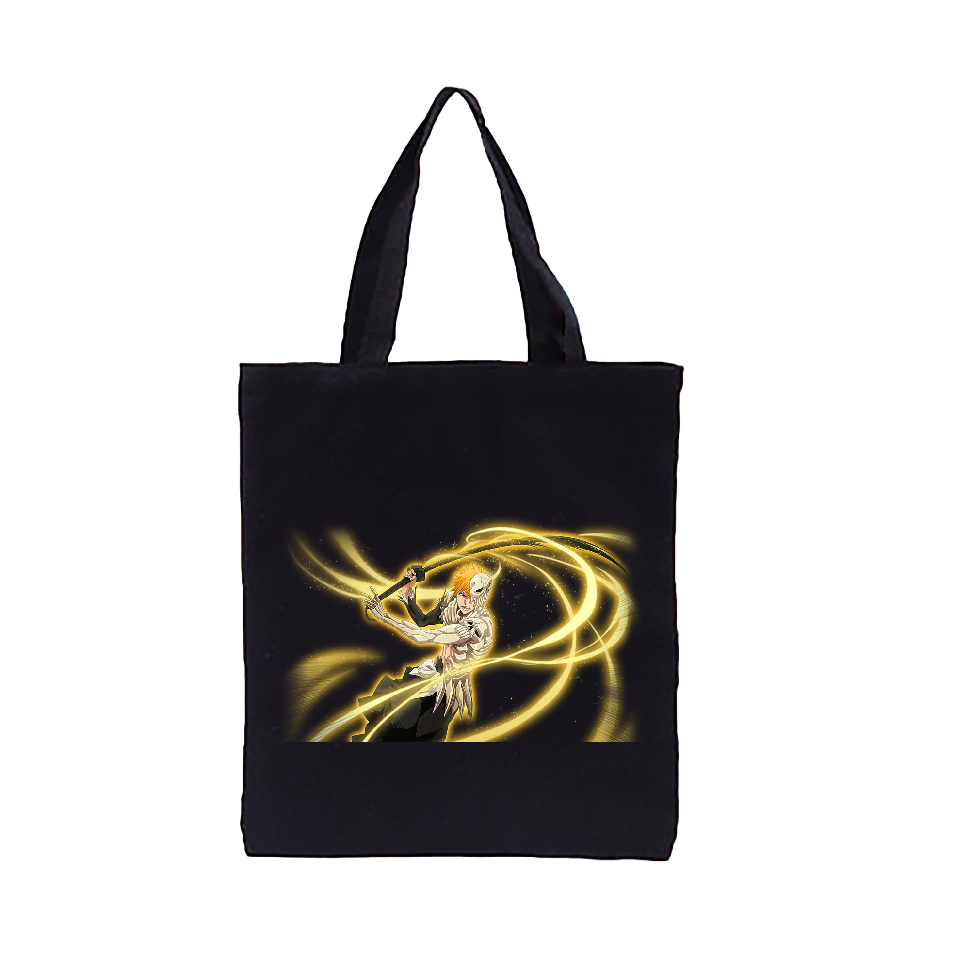 （画像用） ブリーチ 黒崎一護（くろさき いちご）BLEACH Kurosaki Ichigo 縦型キャンバス生地手提げバッグ　トートバッグ