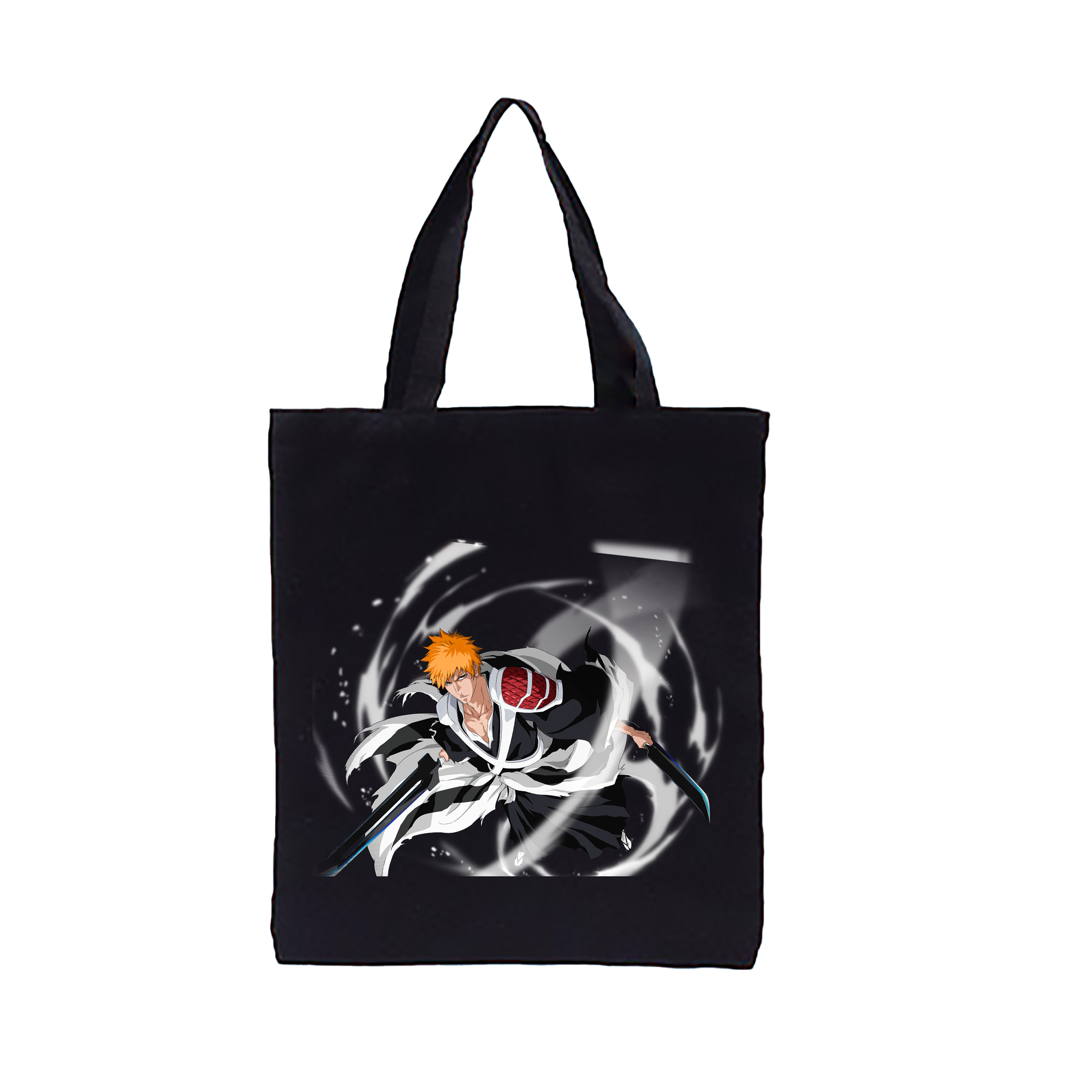 （画像用） ブリーチ 黒崎一護（くろさき いちご）BLEACH Kurosaki Ichigo 縦型キャンバス生地手提げバッグ　トートバッグ