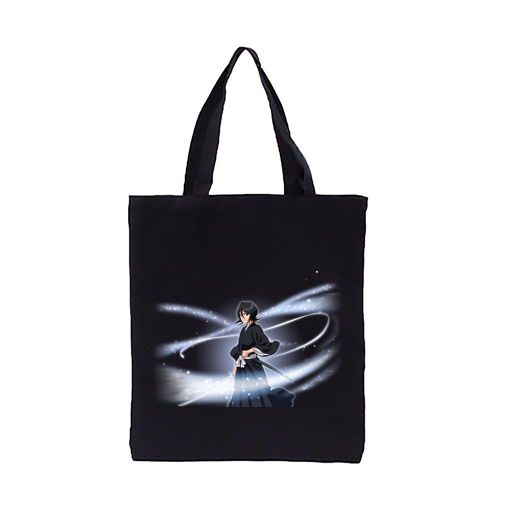 （画像用） ブリーチ 朽木ルキア BLEACH Kuchiki Rukia 縦型キャンバス生地手提げバッグ　トートバッグ