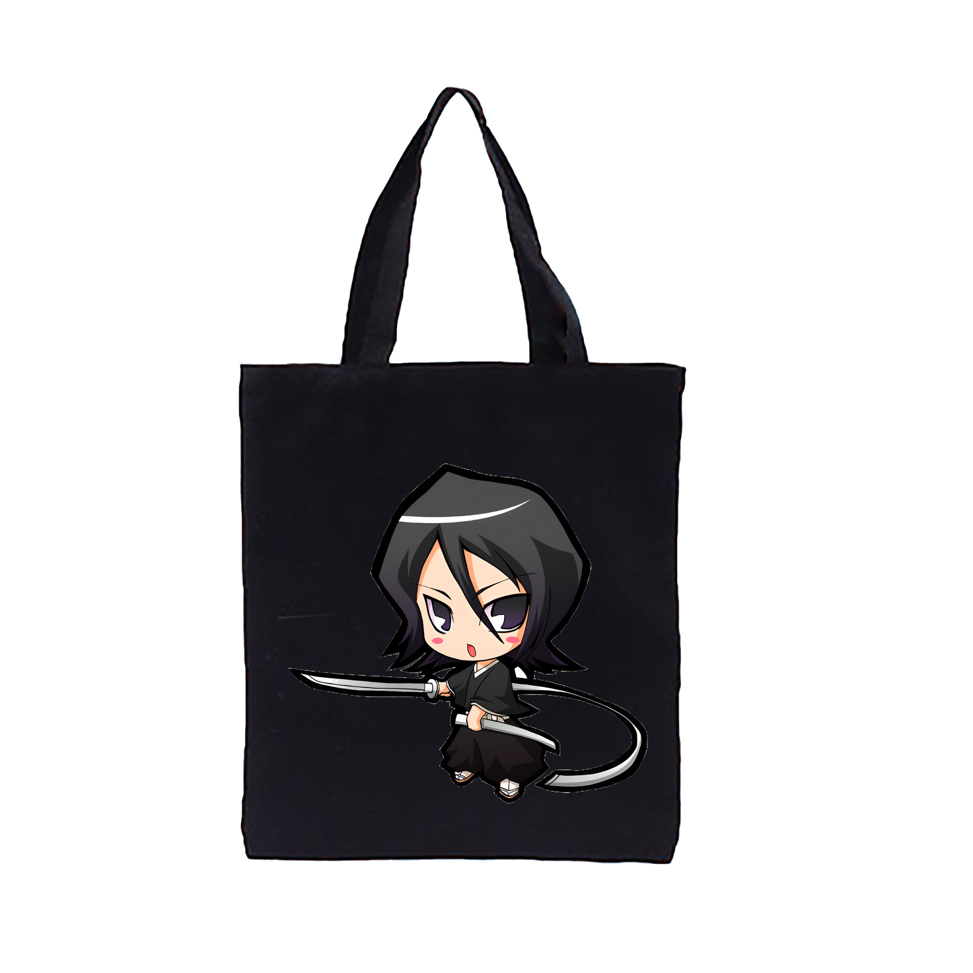 （画像用） ブリーチ 朽木ルキア BLEACH Kuchiki Rukia 縦型キャンバス生地手提げバッグ　トートバッグ