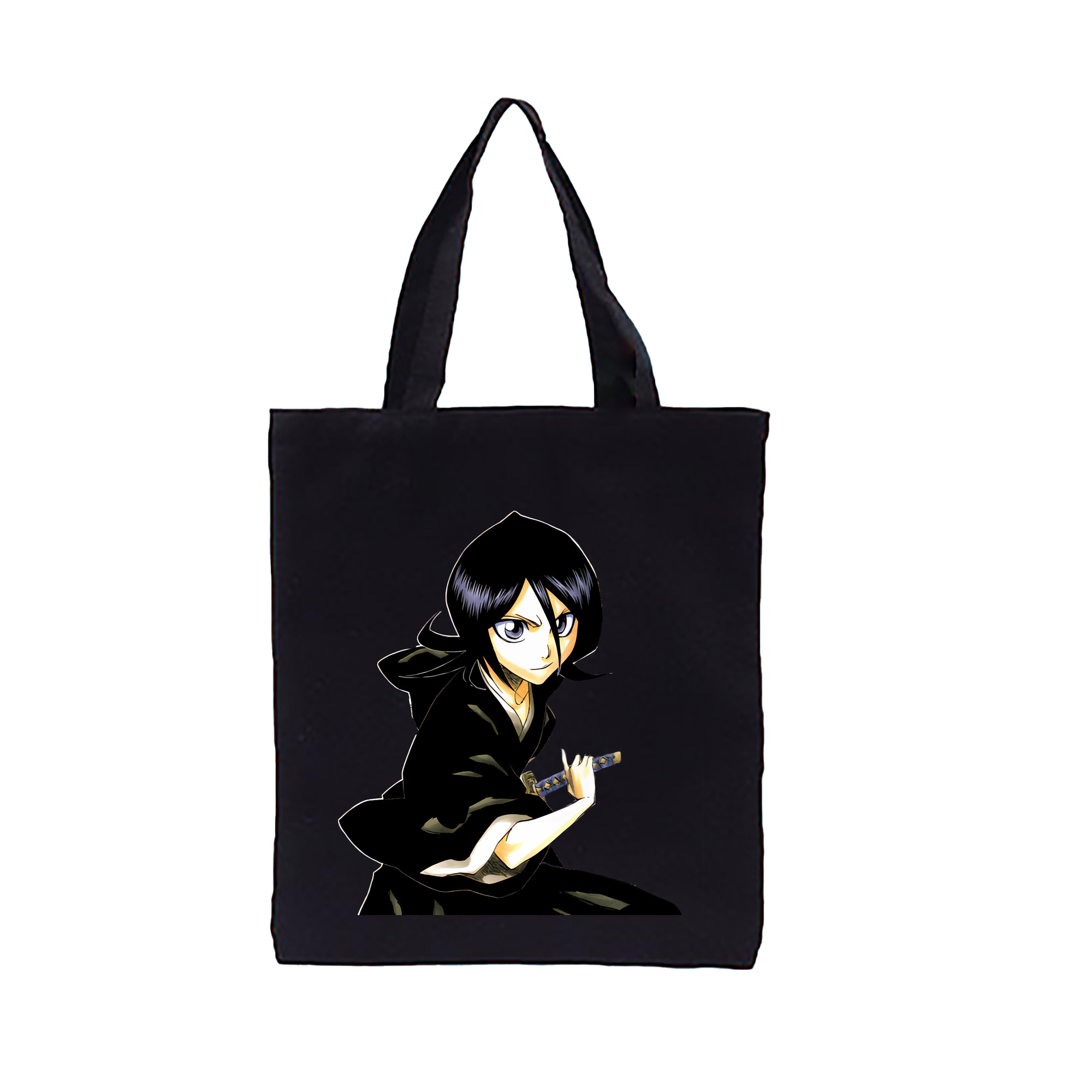 （画像用） ブリーチ 朽木ルキア BLEACH Kuchiki Rukia 縦型キャンバス生地手提げバッグ　トートバッグ
