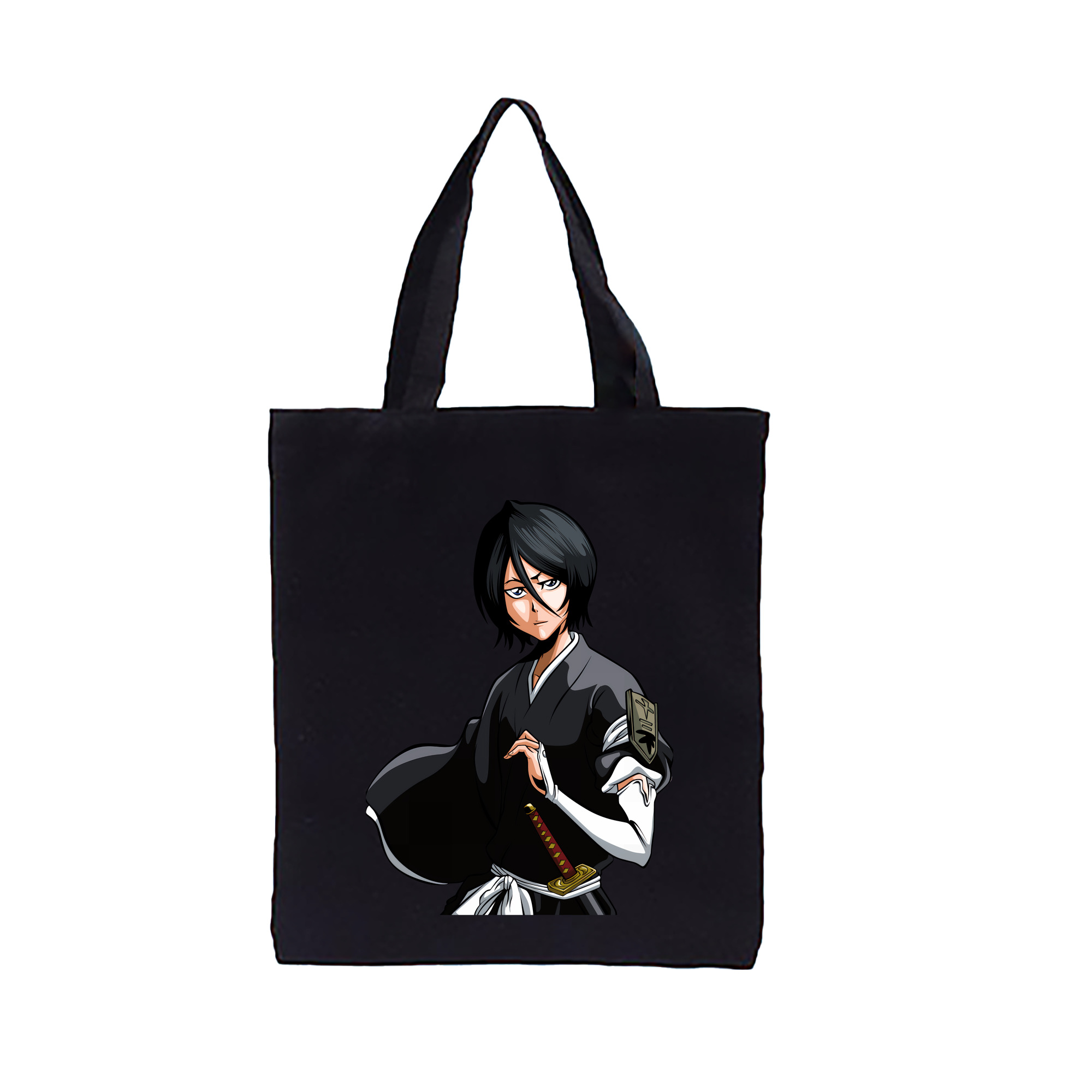 （画像用） ブリーチ 朽木ルキア BLEACH Kuchiki Rukia 縦型キャンバス生地手提げバッグ　トートバッグ
