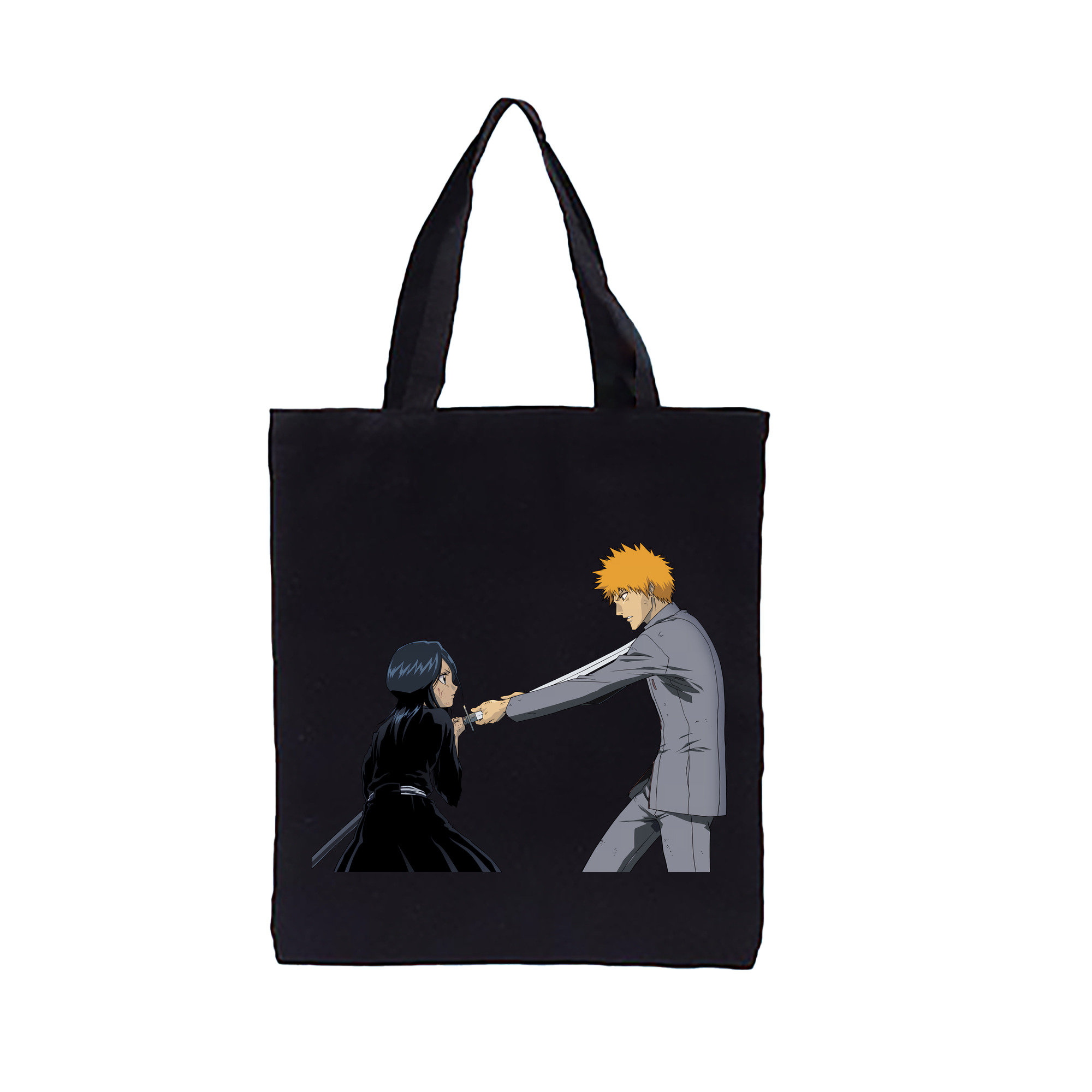 （画像用） ブリーチ 朽木ルキア BLEACH Kuchiki Rukia 縦型キャンバス生地手提げバッグ　トートバッグ