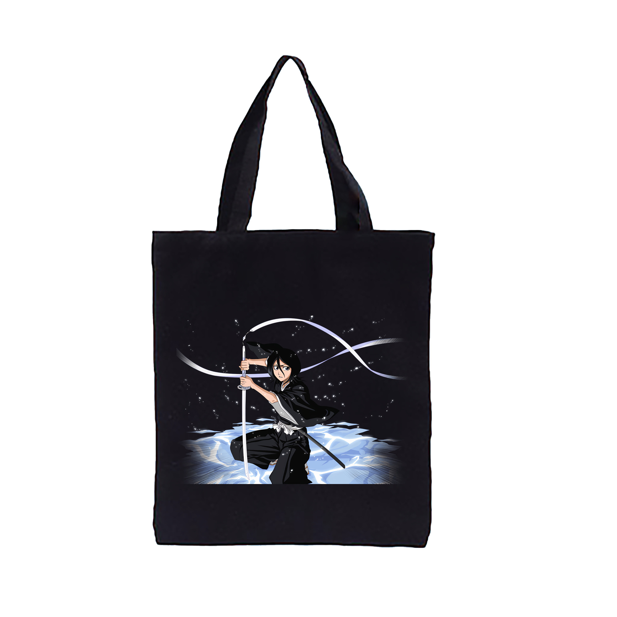 （画像用） ブリーチ 朽木ルキア BLEACH Kuchiki Rukia 縦型キャンバス生地手提げバッグ　トートバッグ
