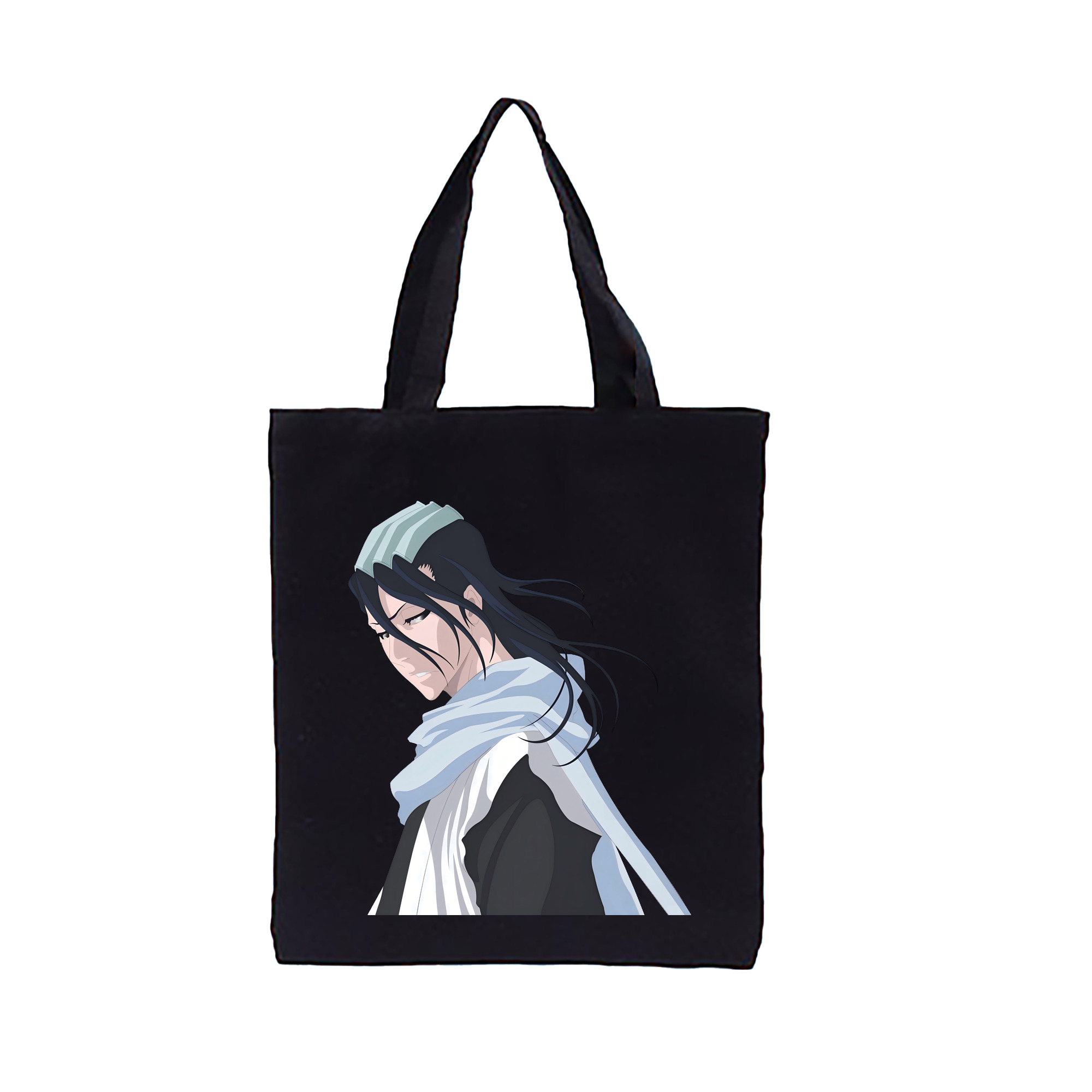 （画像用） ブリーチ くちき びゃくや BLEACH Kuchiki Byakuya 縦型キャンバス生地手提げバッグ　トートバッグ