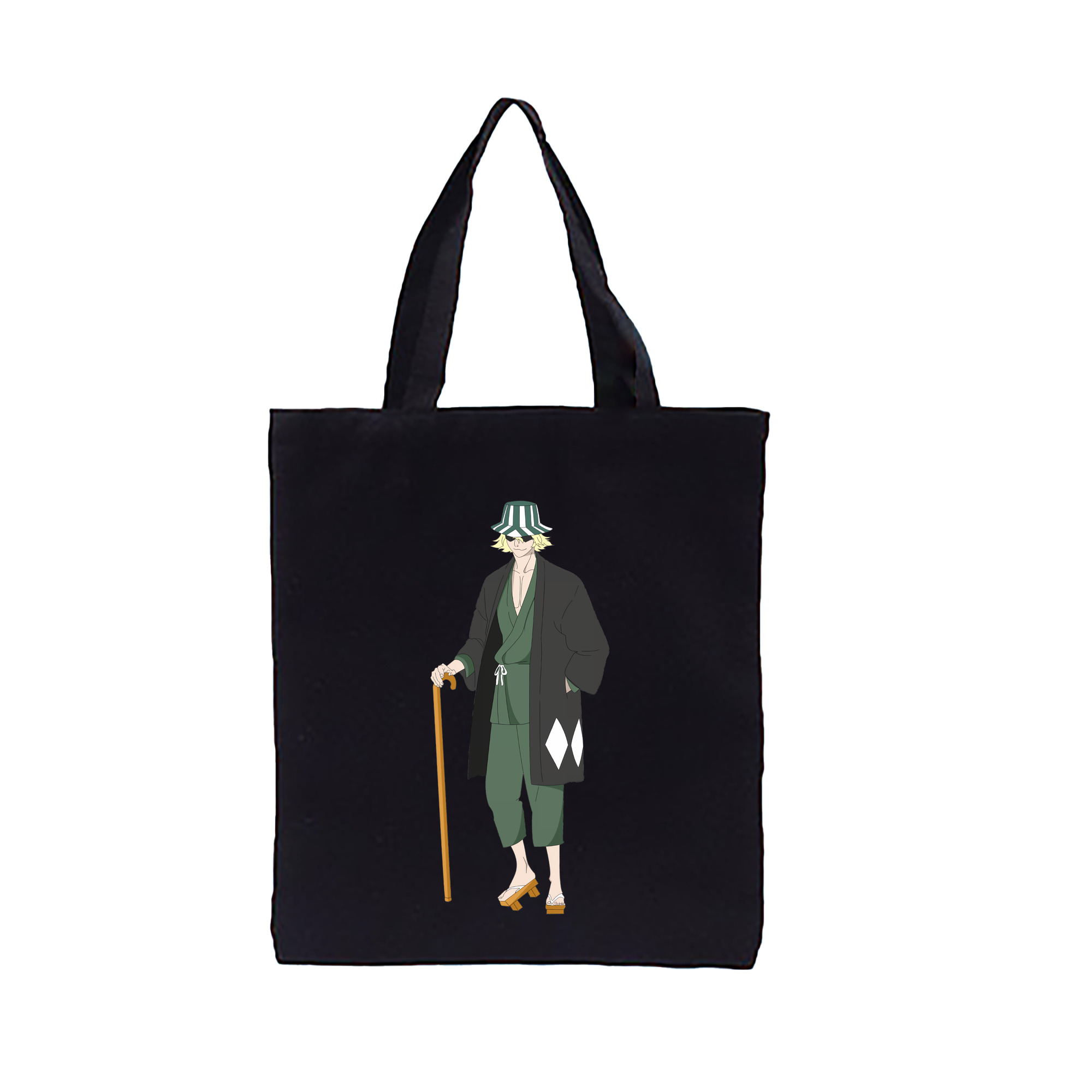 （画像用） "ブリーチ 浦原 喜助（うらはら きすけ） BLEACH Urahara Kisuke " 縦型キャンバス生地手提げバッグ　トートバッグ