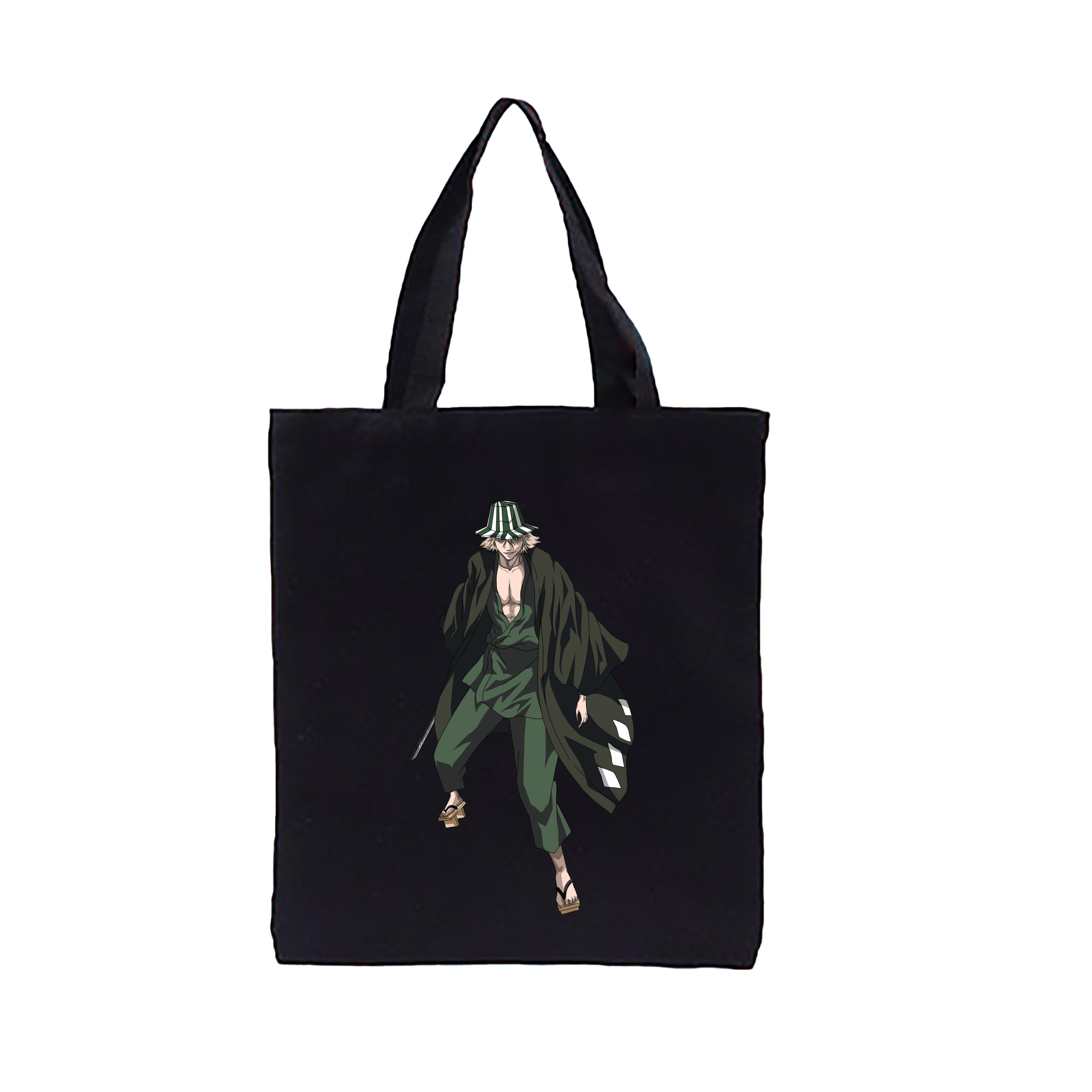 （画像用） "ブリーチ 浦原 喜助（うらはら きすけ） BLEACH Urahara Kisuke " 縦型キャンバス生地手提げバッグ　トートバッグ