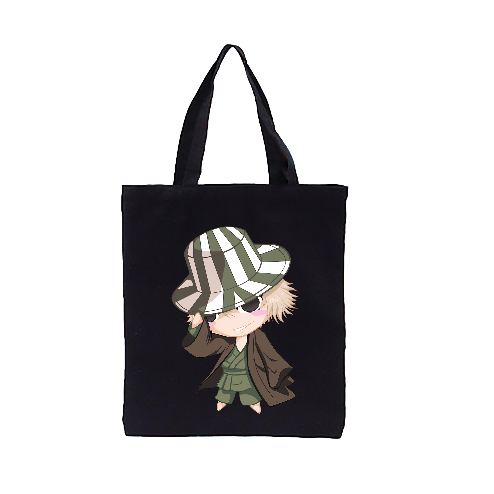 （画像用） "ブリーチ 浦原 喜助（うらはら きすけ） BLEACH Urahara Kisuke " 縦型キャンバス生地手提げバッグ　トートバッグ