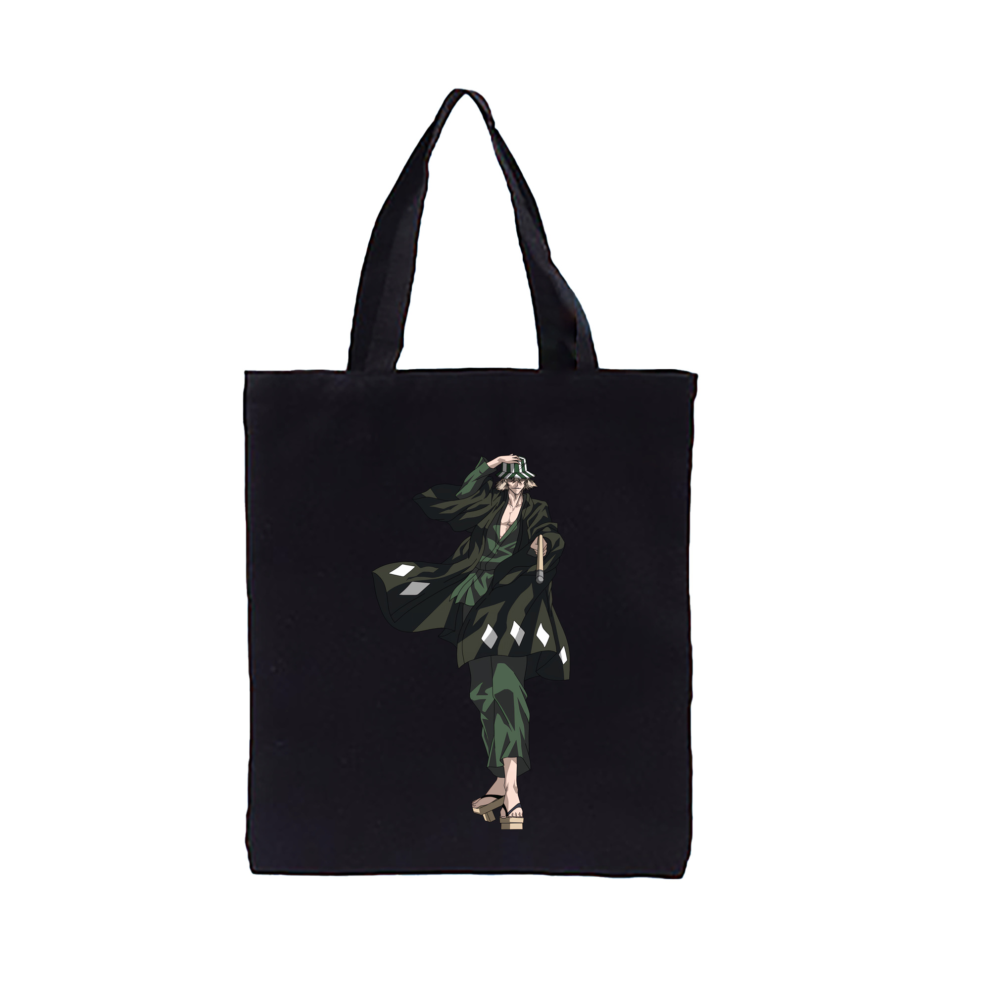 （画像用） "ブリーチ 浦原 喜助（うらはら きすけ） BLEACH Urahara Kisuke " 縦型キャンバス生地手提げバッグ　トートバッグ