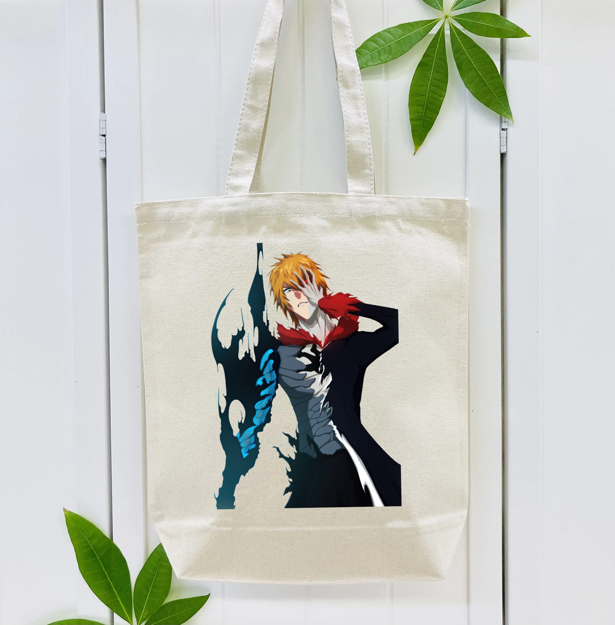 ブリーチ 黒崎一護（くろさき いちご）BLEACH Kurosaki Ichigo 縦型キャンバス生地手提げバッグ　トートバッグ