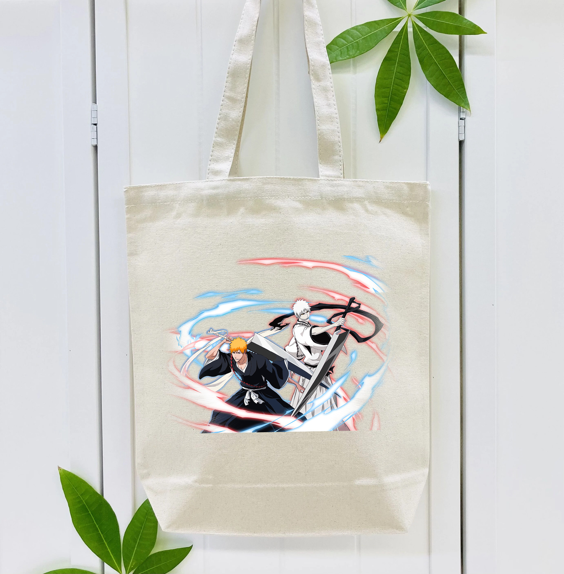 ブリーチ 黒崎一護（くろさき いちご）BLEACH Kurosaki Ichigo 縦型キャンバス生地手提げバッグ　トートバッグ